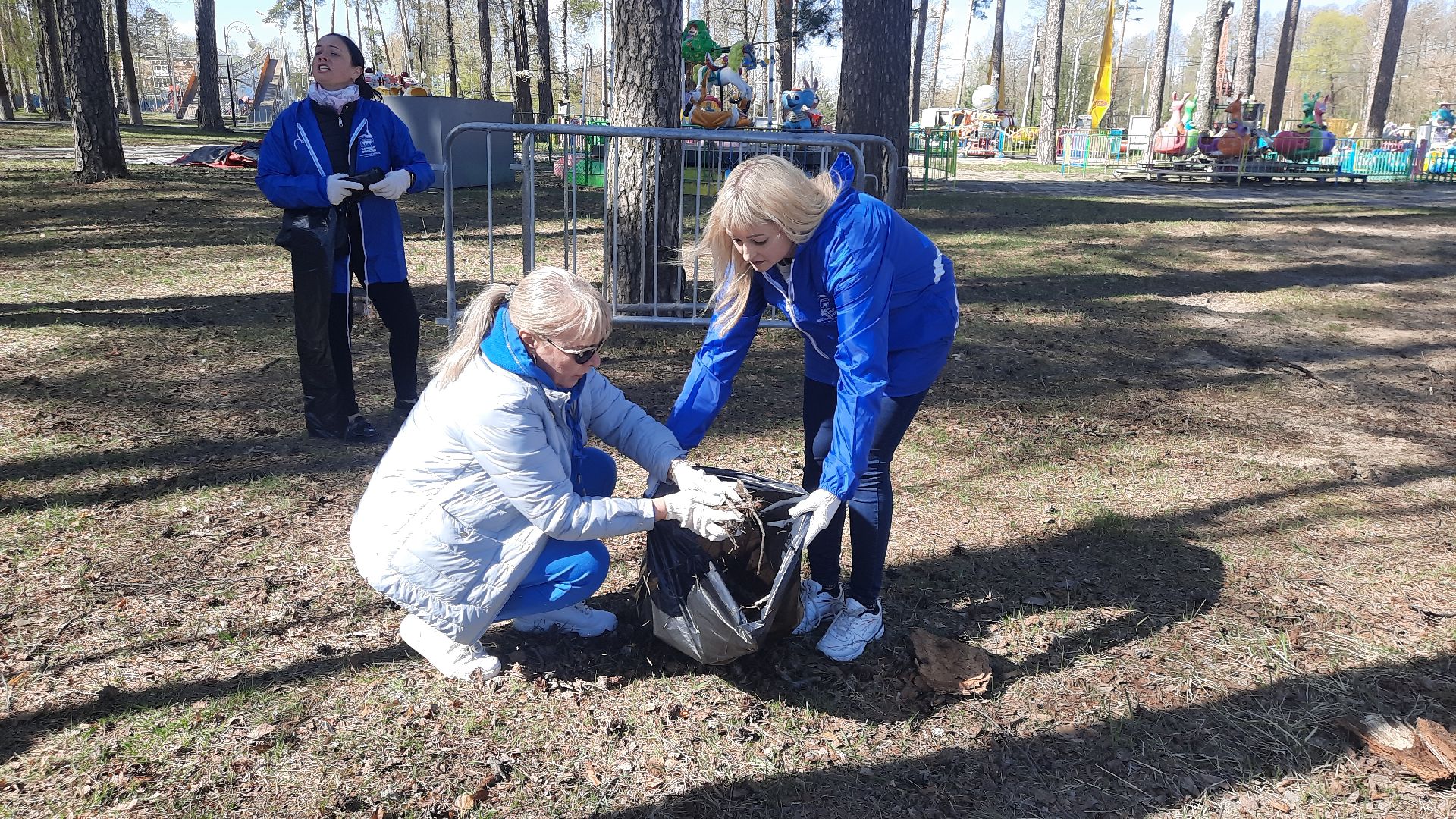 Шатура, субботник, городской парк, 730 кубов мусора