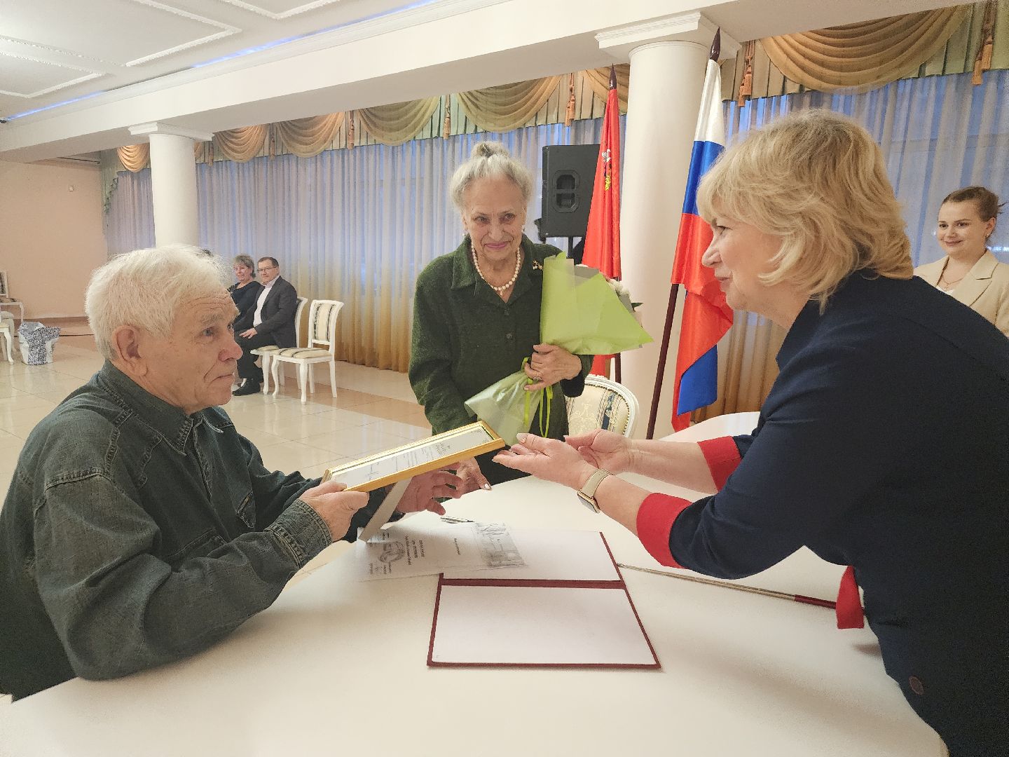 вертикалки, золотые юбиляры, загс, орехово зуево, свадьба, семья,