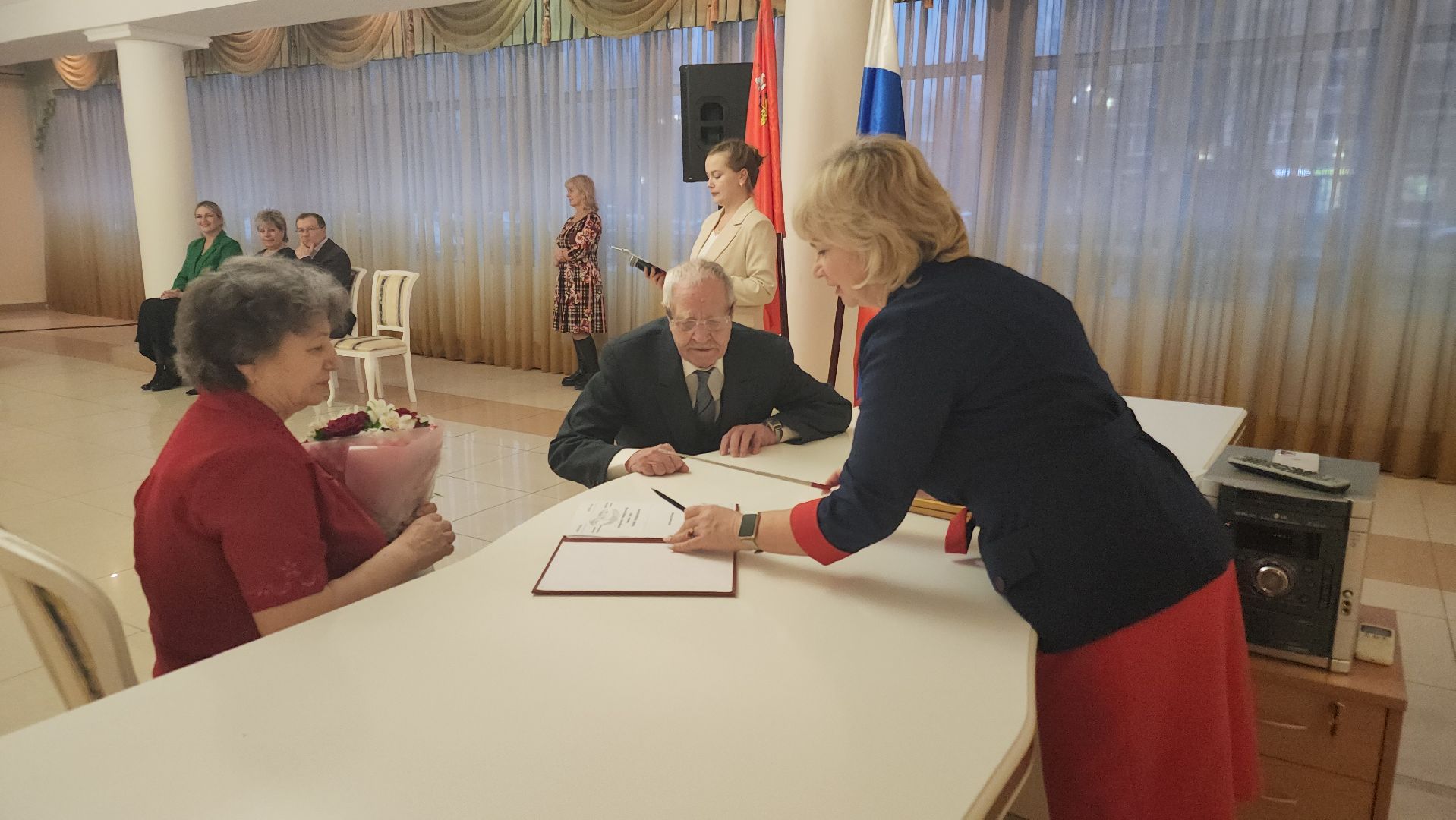 вертикалки, золотые юбиляры, загс, орехово зуево, свадьба, семья,