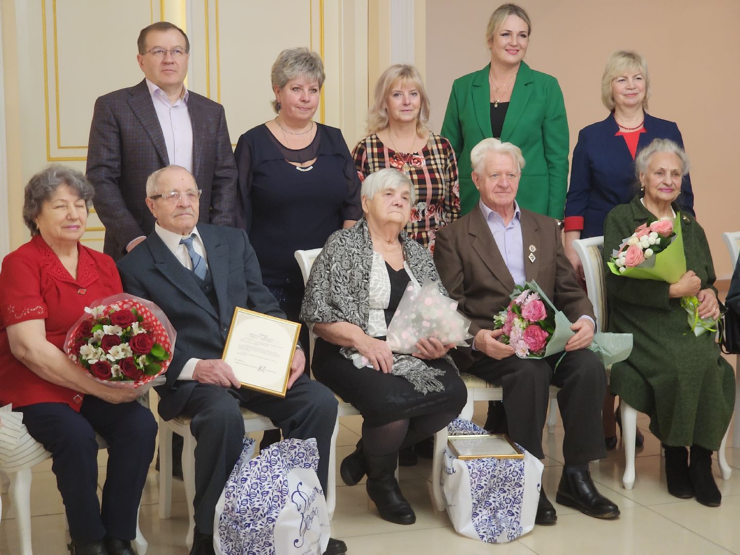 вертикалки, золотые юбиляры, загс, орехово зуево, свадьба, семья,