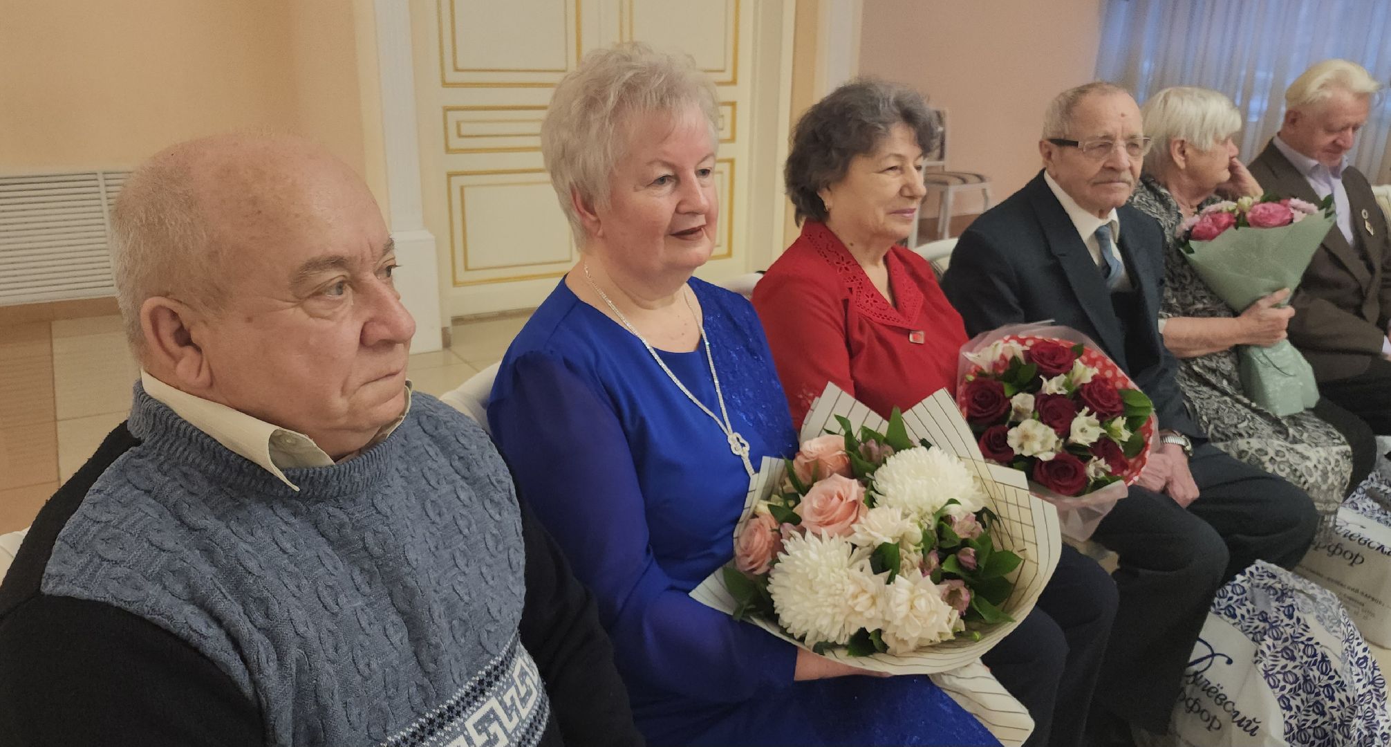 вертикалки, золотые юбиляры, загс, орехово зуево, свадьба, семья,