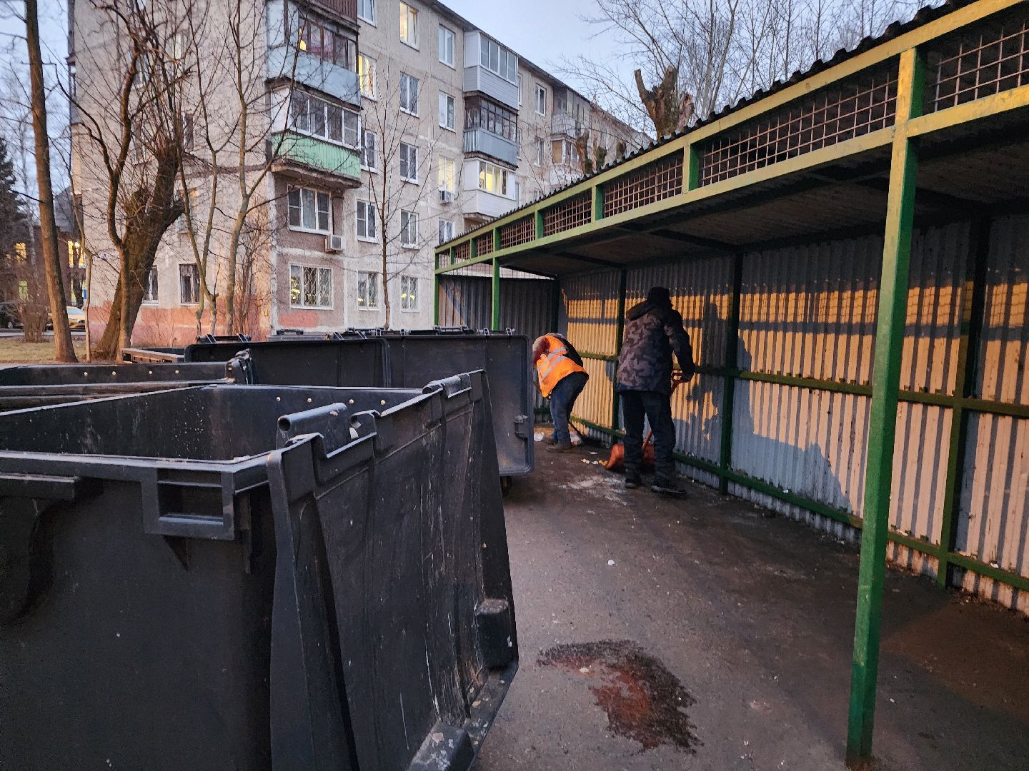 фрязино, вывоз мусора, контейнерная площадка, отходы, жкх,