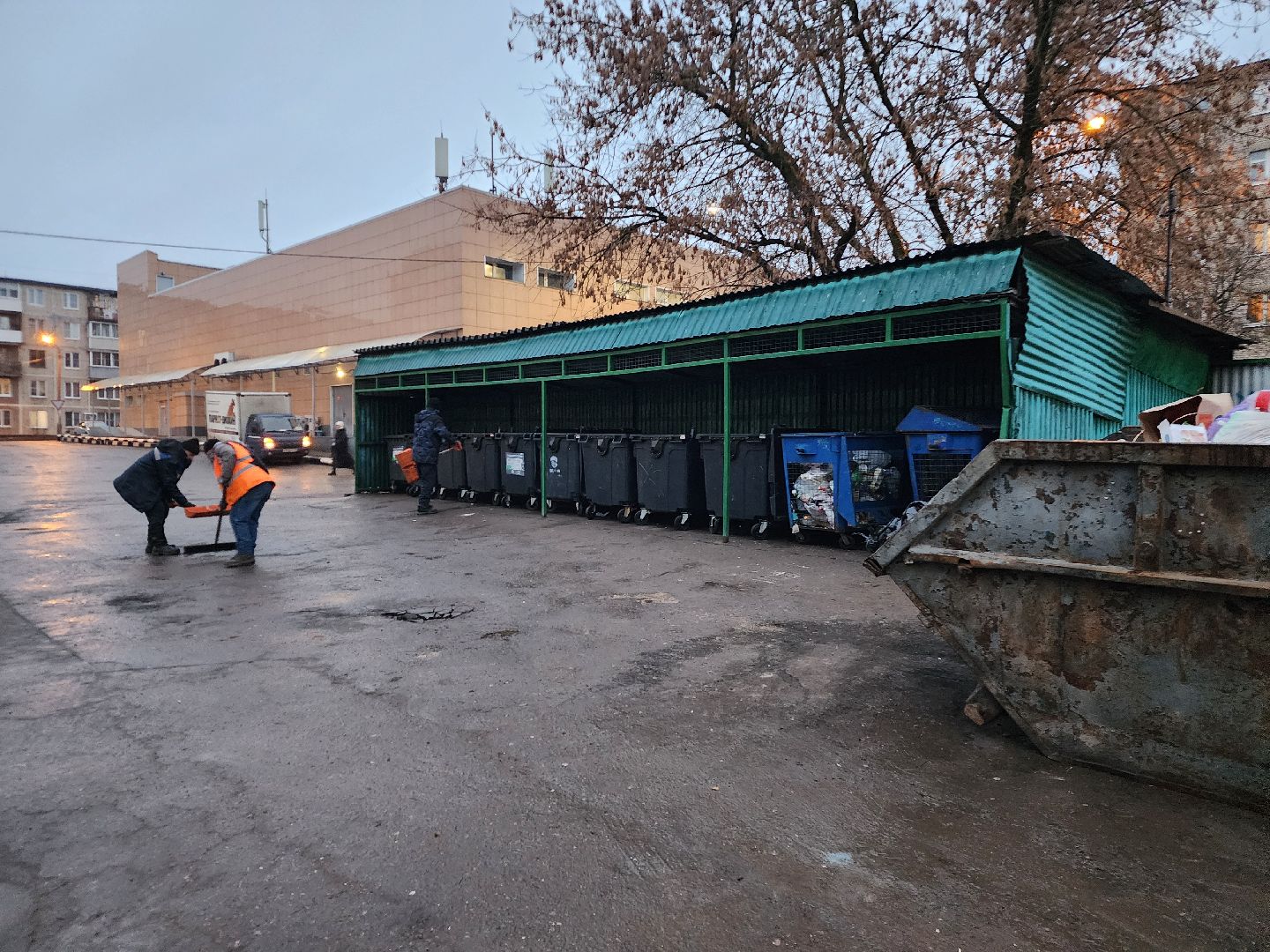 фрязино, вывоз мусора, контейнерная площадка, отходы, жкх,