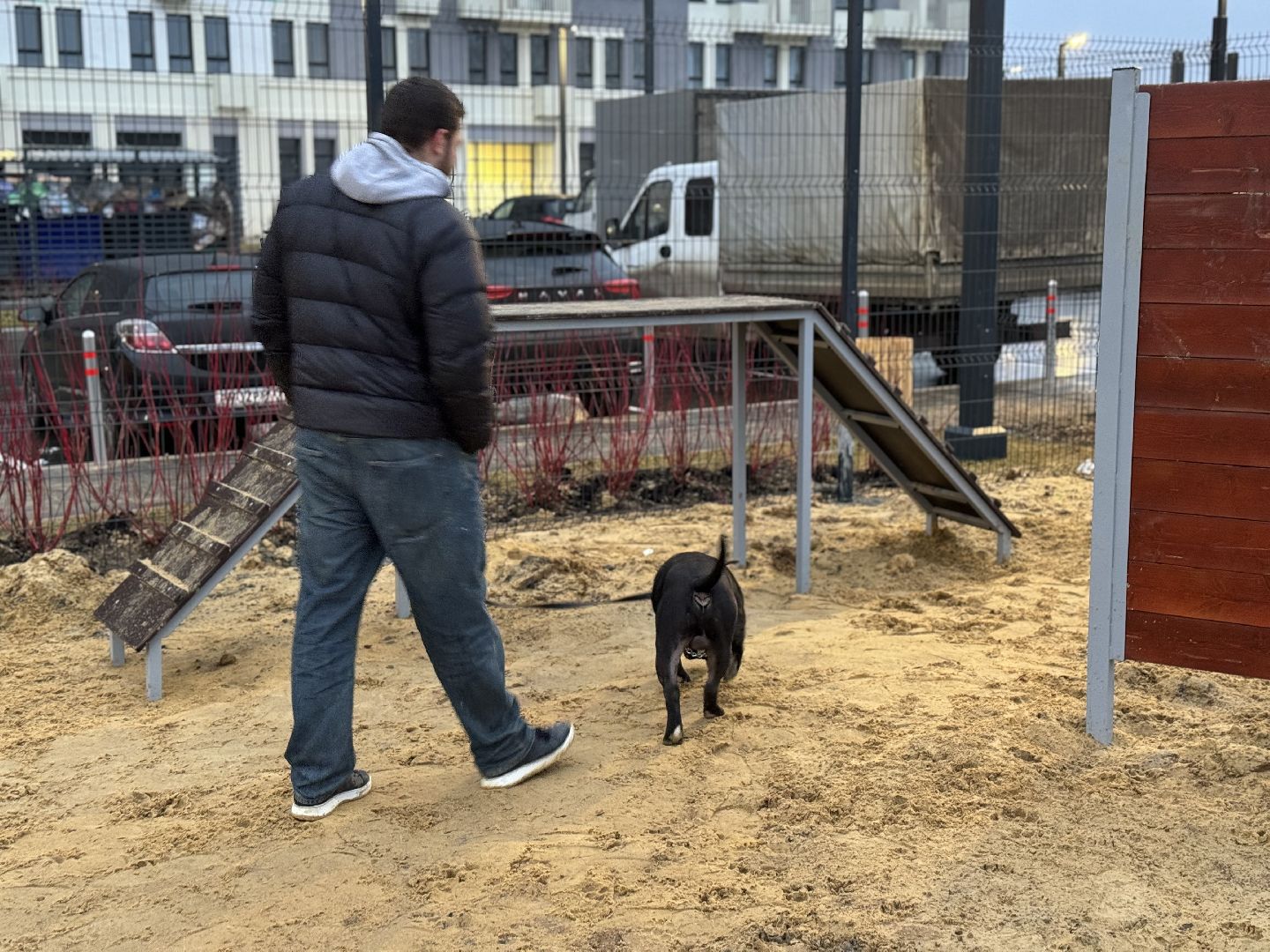 площадка для выгула собак, жк горки парк, кинологическая площадка, вертикалки,