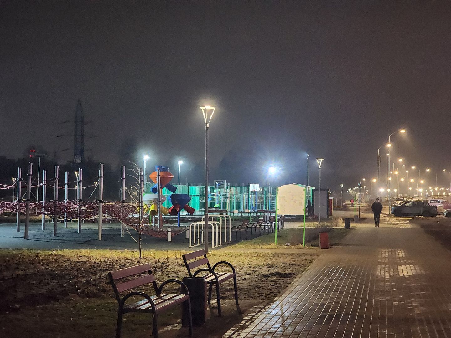 долгопрудный, жк бригантина, парки, благоустройство, тротуарная плитка, вертикалки,