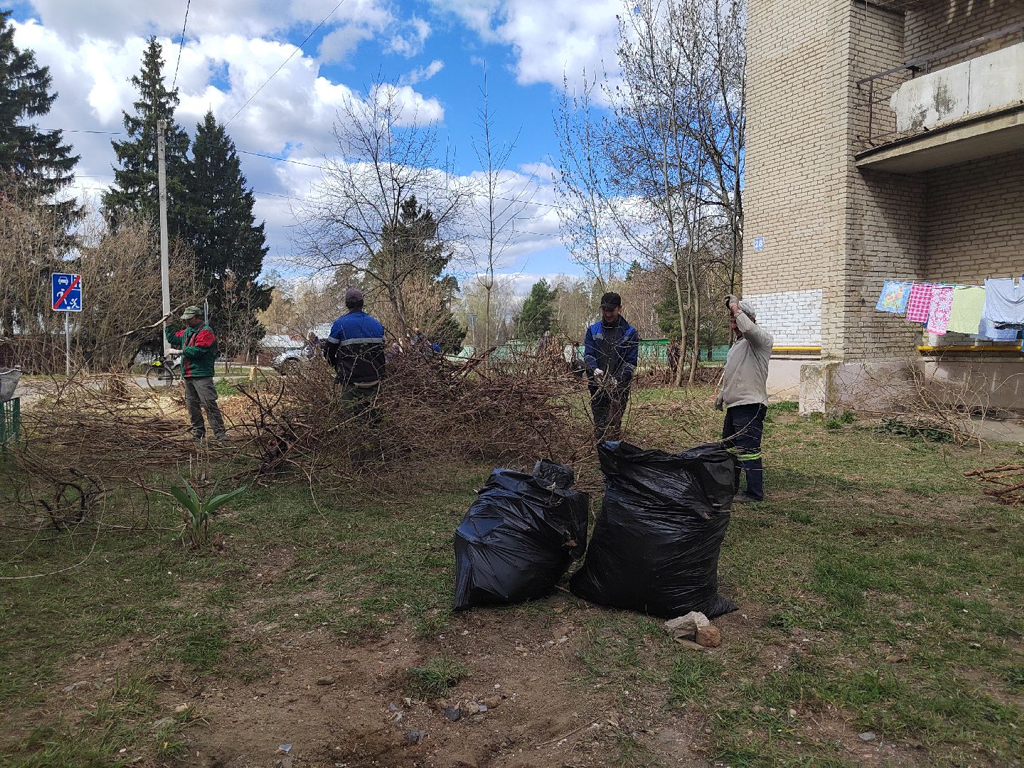 Пушкино, УК Держава, Пушкинский округ, субботник, Всероссийский субботник