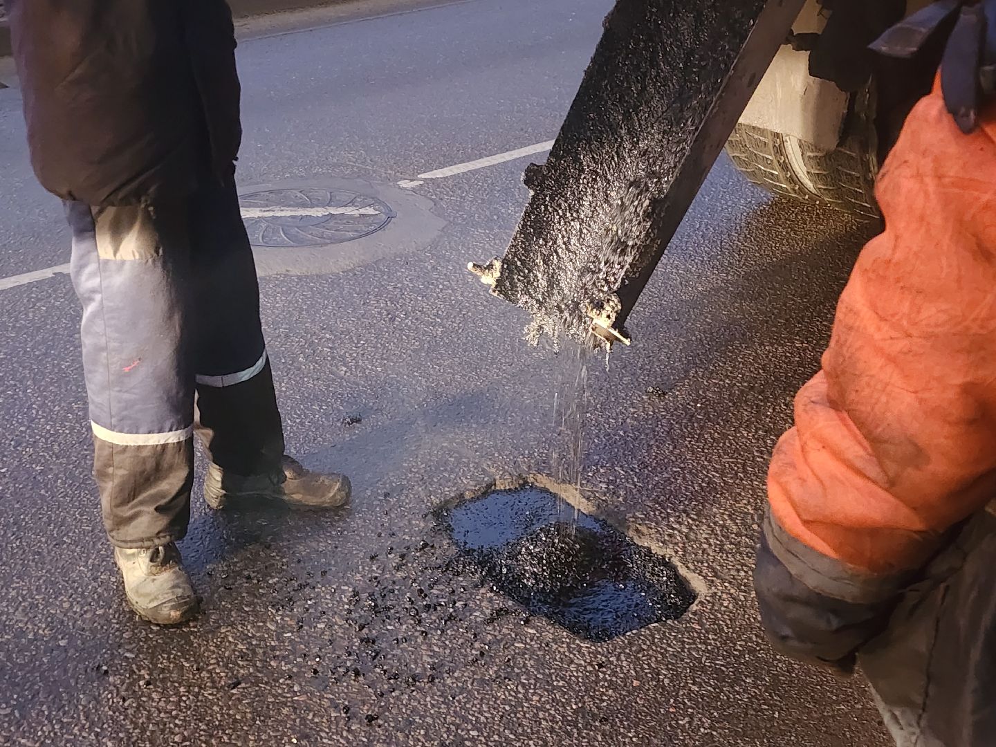 г о серпухов, ремонт дорог,