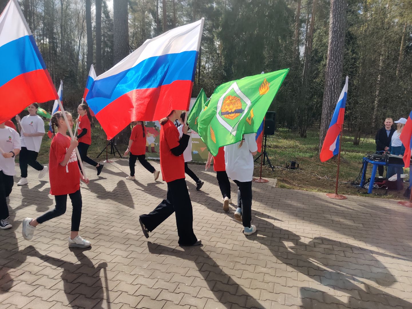 Красноармейск, Пушкинский, субботник, центральная площадка, Банный лес
