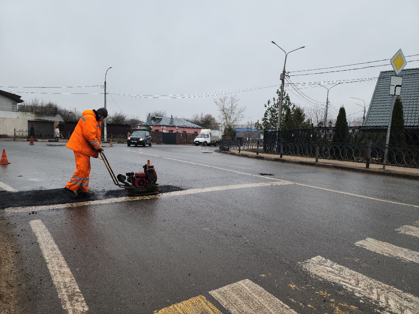 подольск, ямочный ремонт дорог, асфальтирование, горячий асфальт, вертикалки,