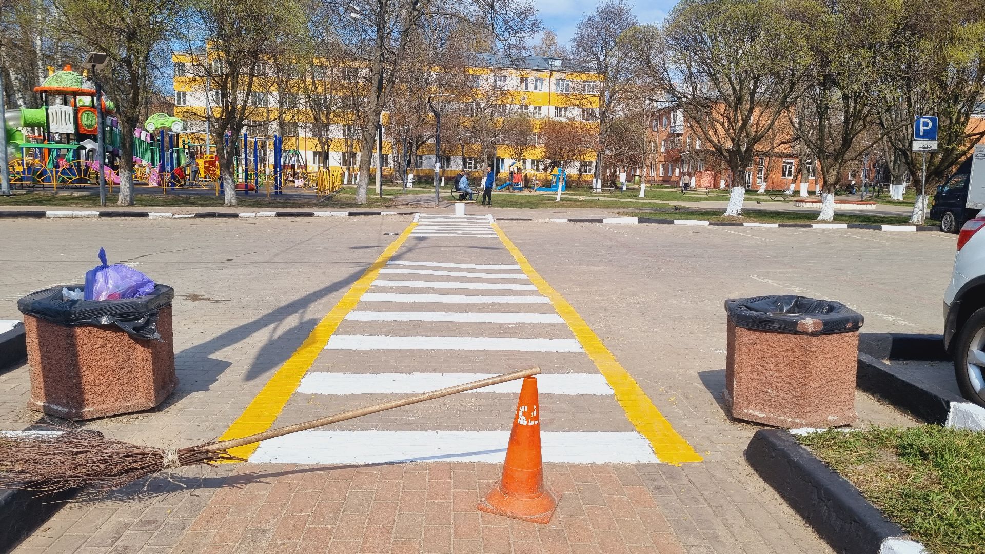 Подмосковье, Ивантеевка, субботник