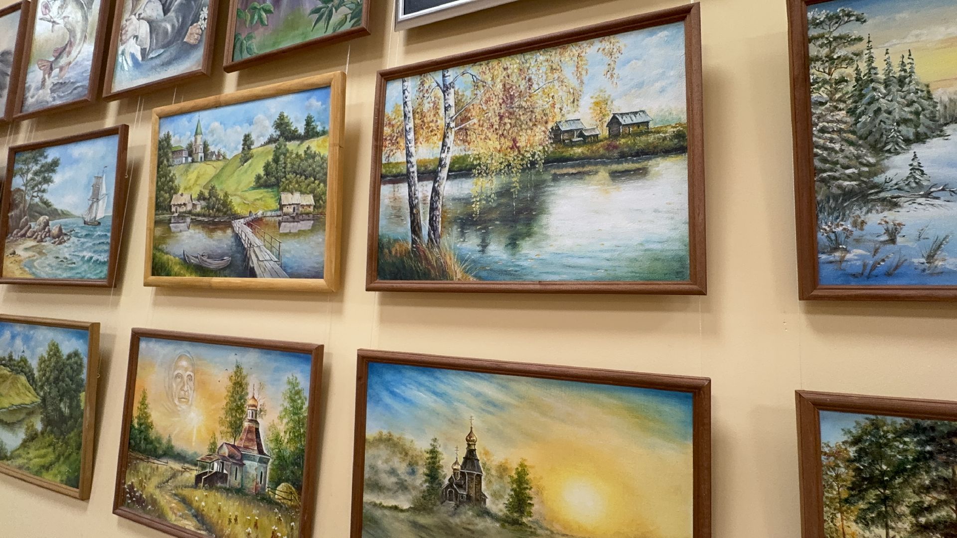 солнечногорск, выставка картин, военный пенсионер, жители, искусство, вертикалки,