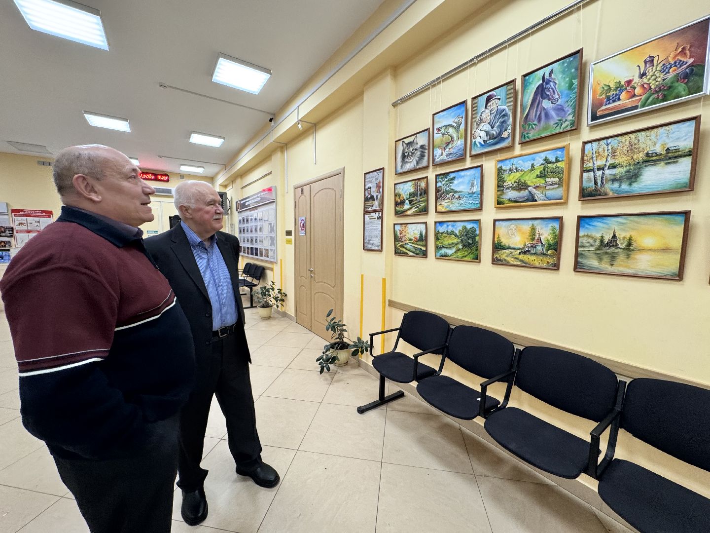 солнечногорск, выставка картин, военный пенсионер, жители, искусство, вертикалки,