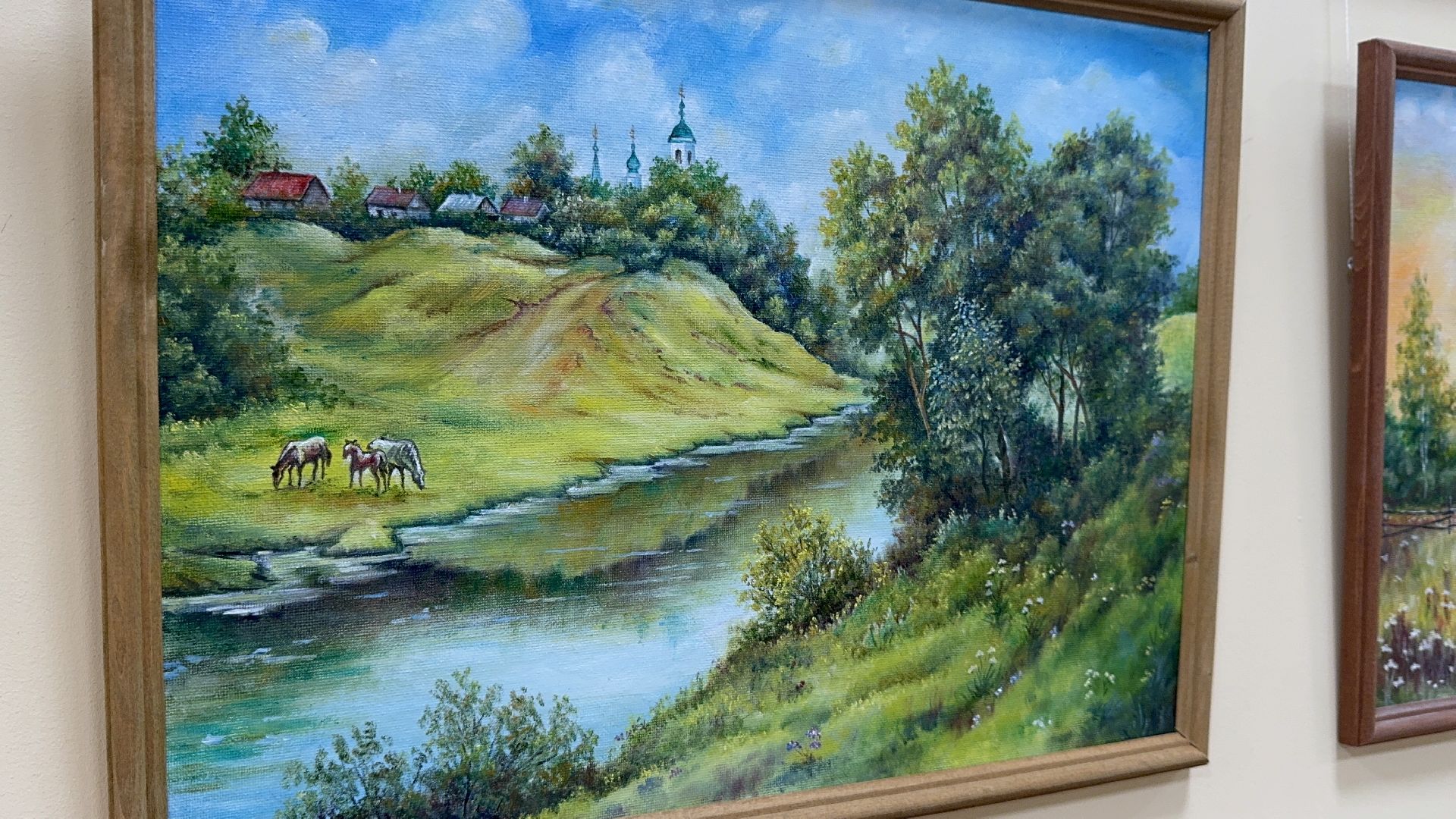 солнечногорск, выставка картин, военный пенсионер, жители, искусство, вертикалки,