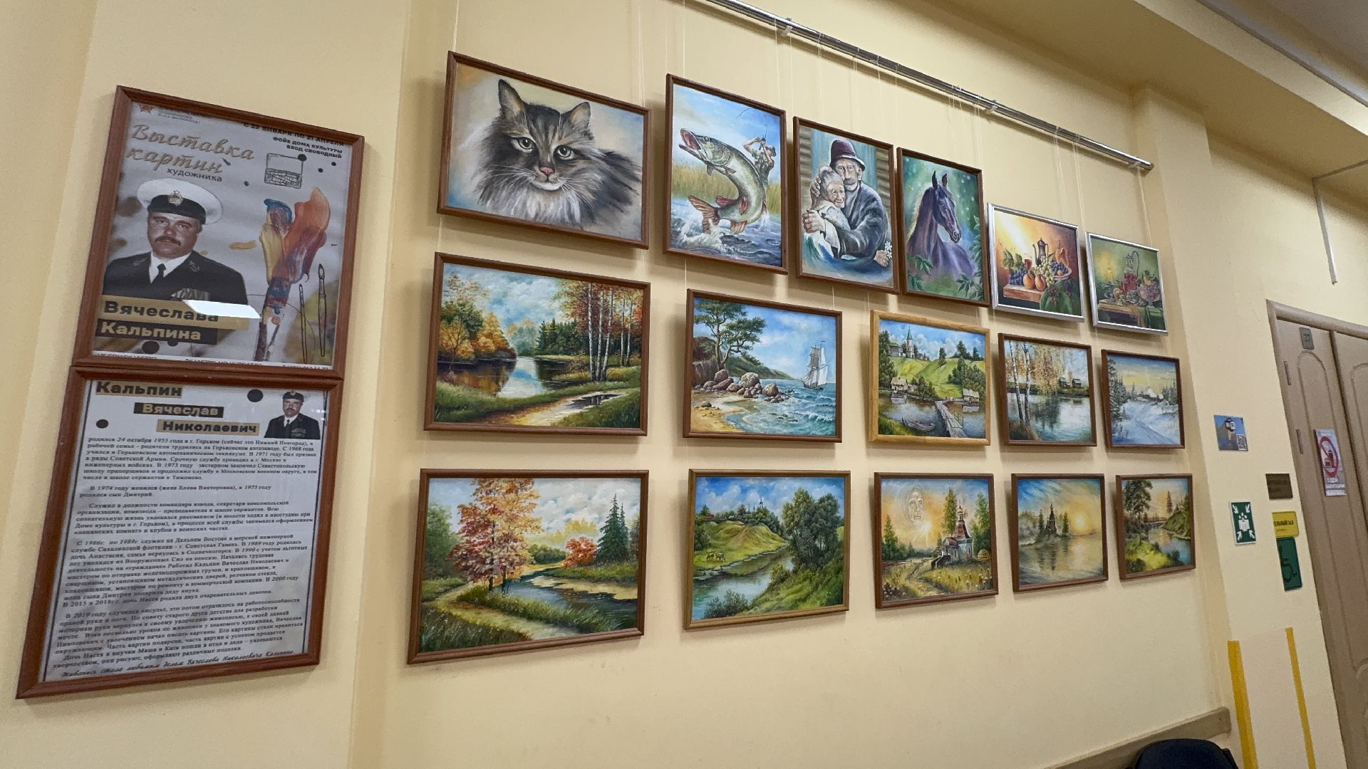 солнечногорск, выставка картин, военный пенсионер, жители, искусство, вертикалки,