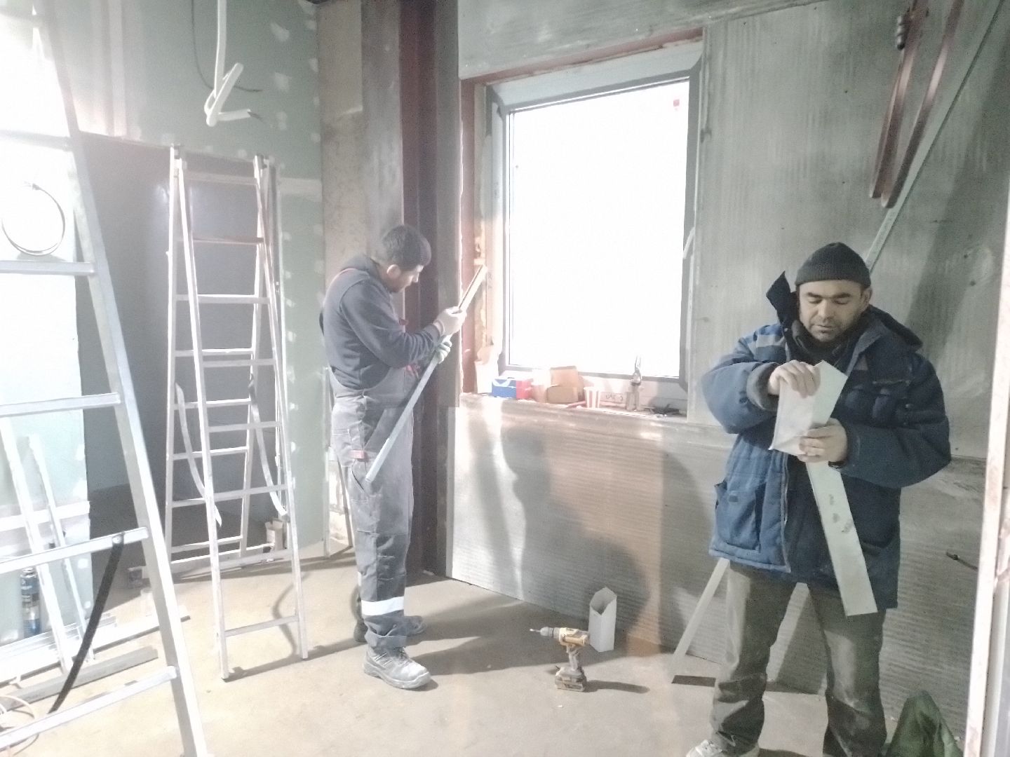 кпп городской округ Восход стены гипсокартон, благоустройство, вертикалки,