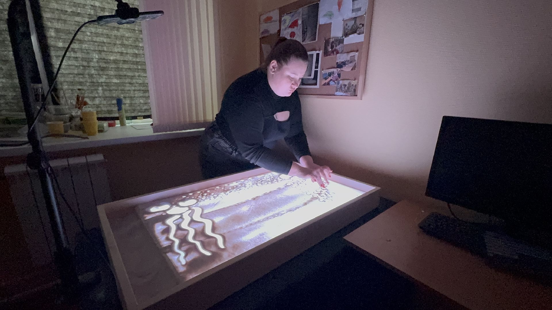 солнечногорск, рисунки песком, студия песка, конкурс, вертикалки,