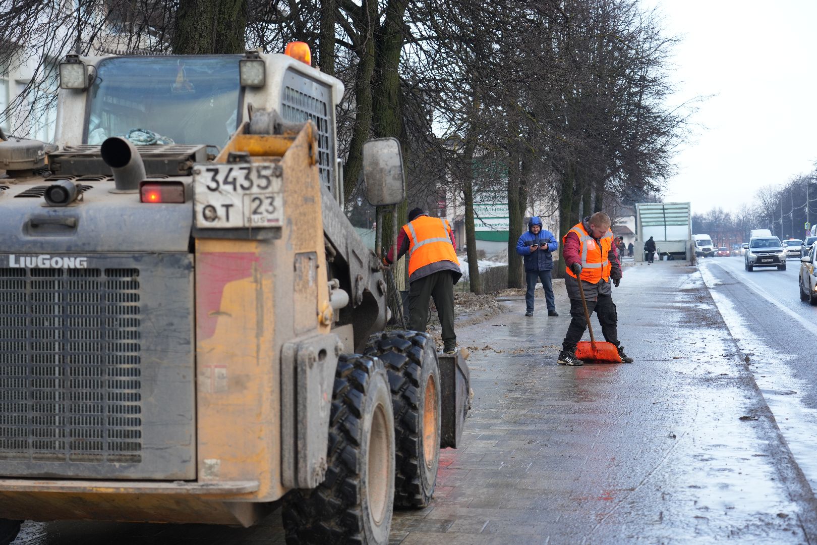 сергиев посад, благоустройство, снег, уборка улиц, вертикалка,