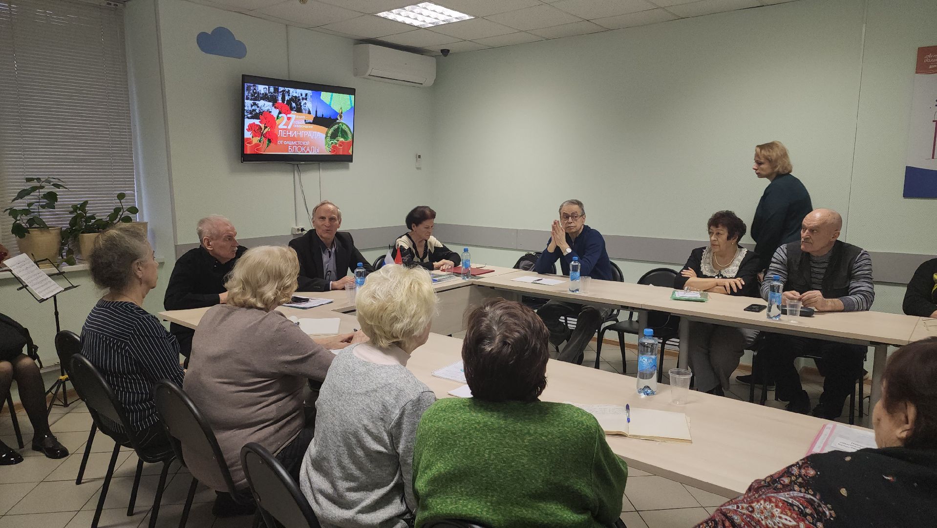 долгопрудный, ЦКОС, совет ветеранов, Долгопрудненская гимназия, блокада ленинграда, блокадный хлеб, вертикалки,