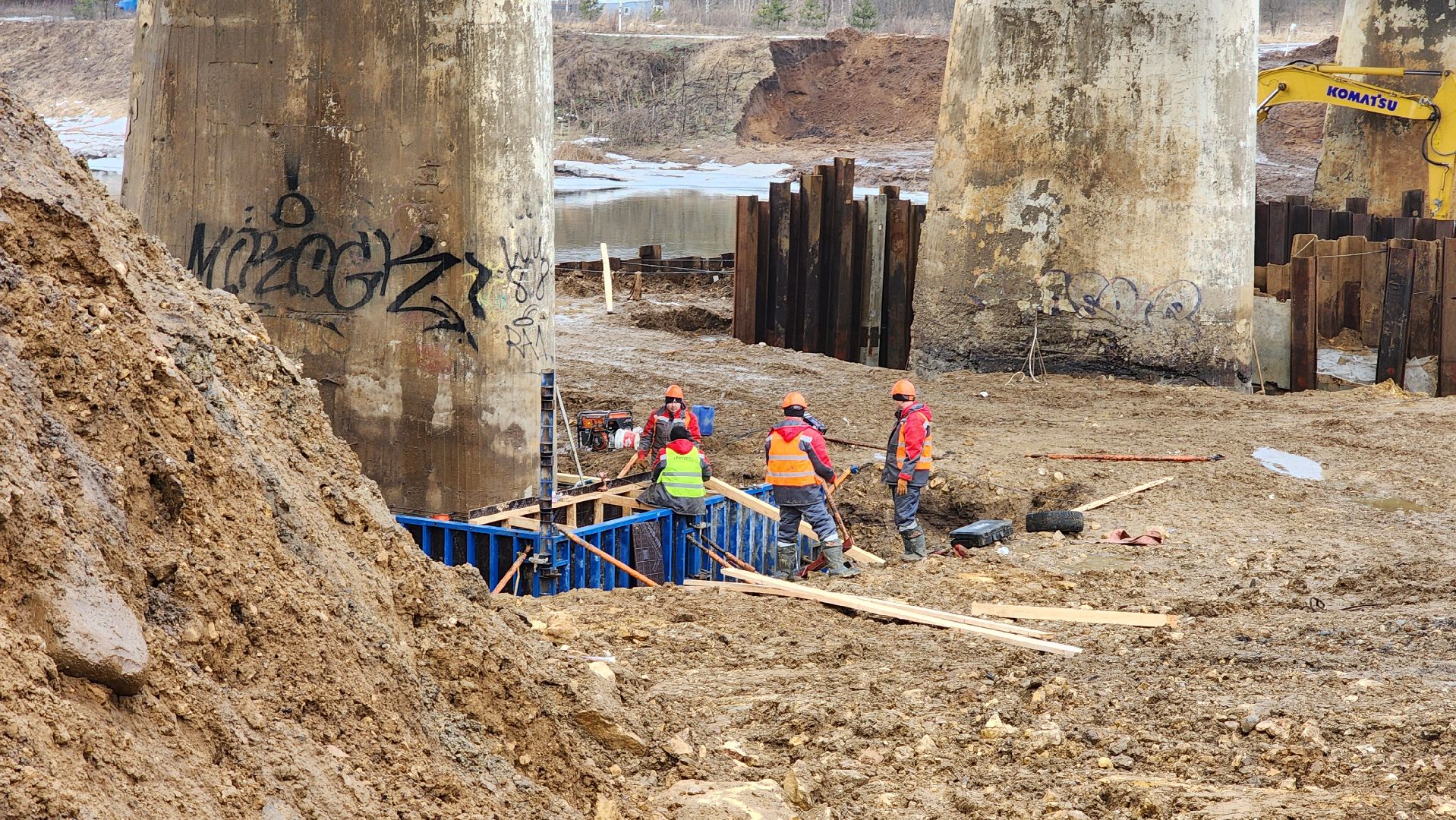 Руза, Ремонт моста, Мосавтодор, рузский муниципальный округ, выездная администрация, встреча с жителями, вертикалки,