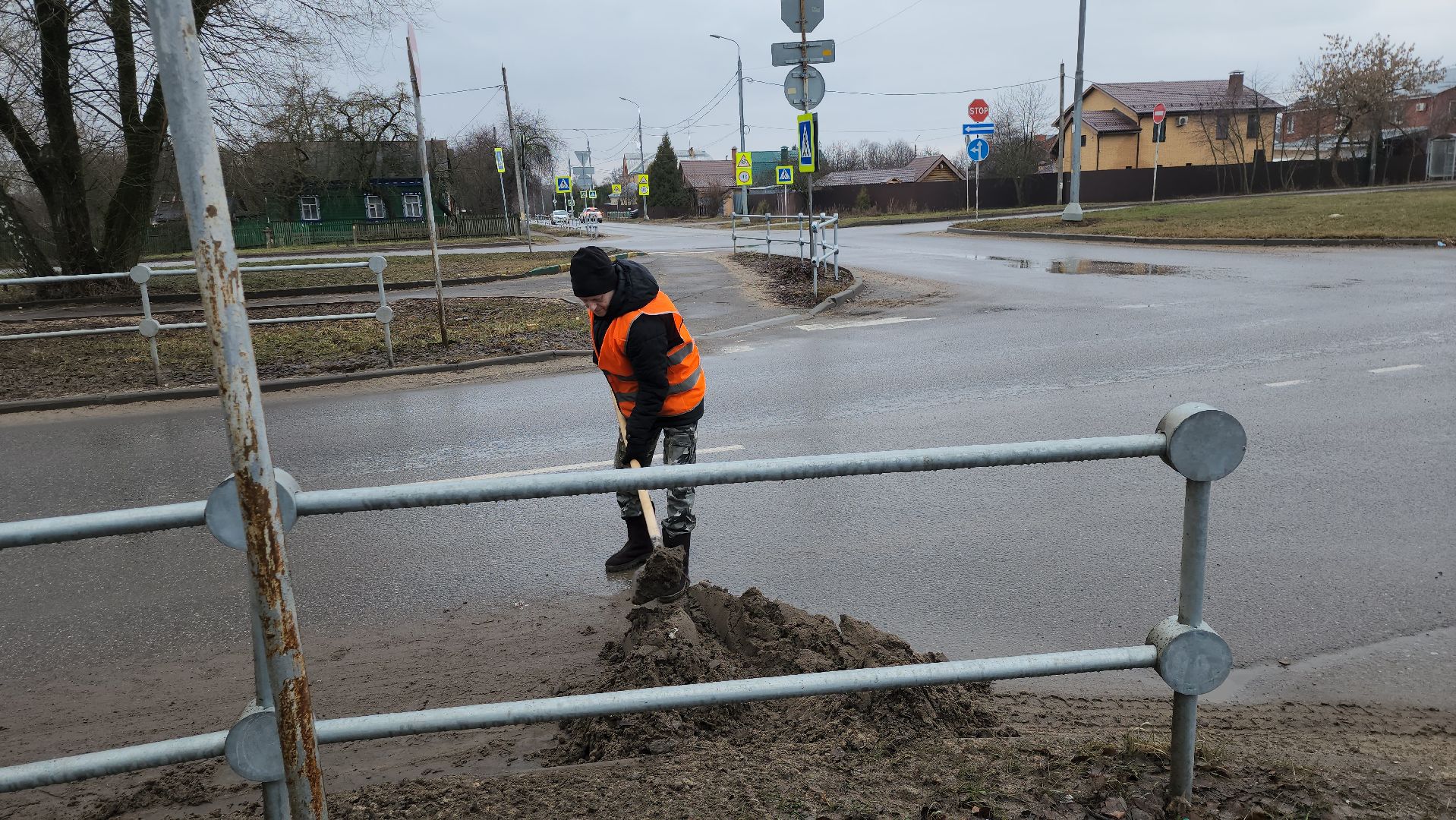 серпухов, подмосковье, уборка дорог,