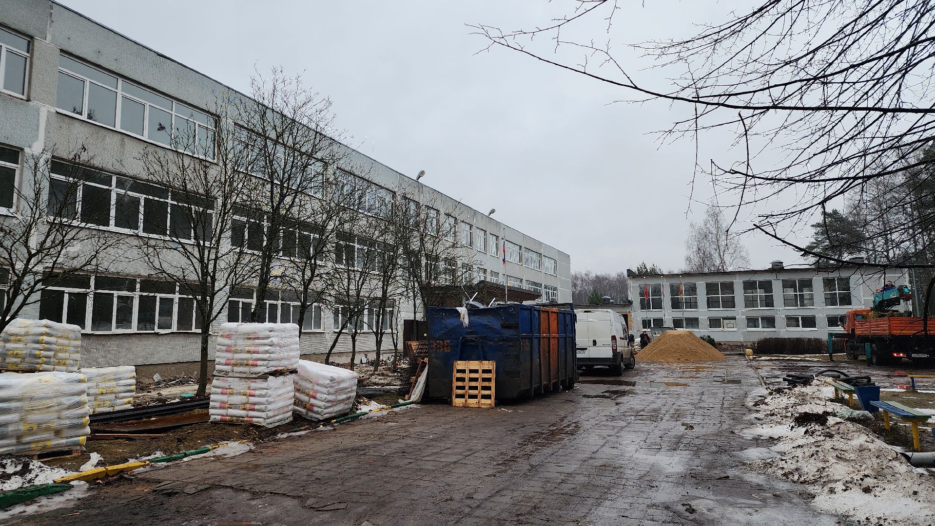 капитальный ремонт, строительство, центр образования, поселок Зеленый, Богородский городской округ, вертикалки,