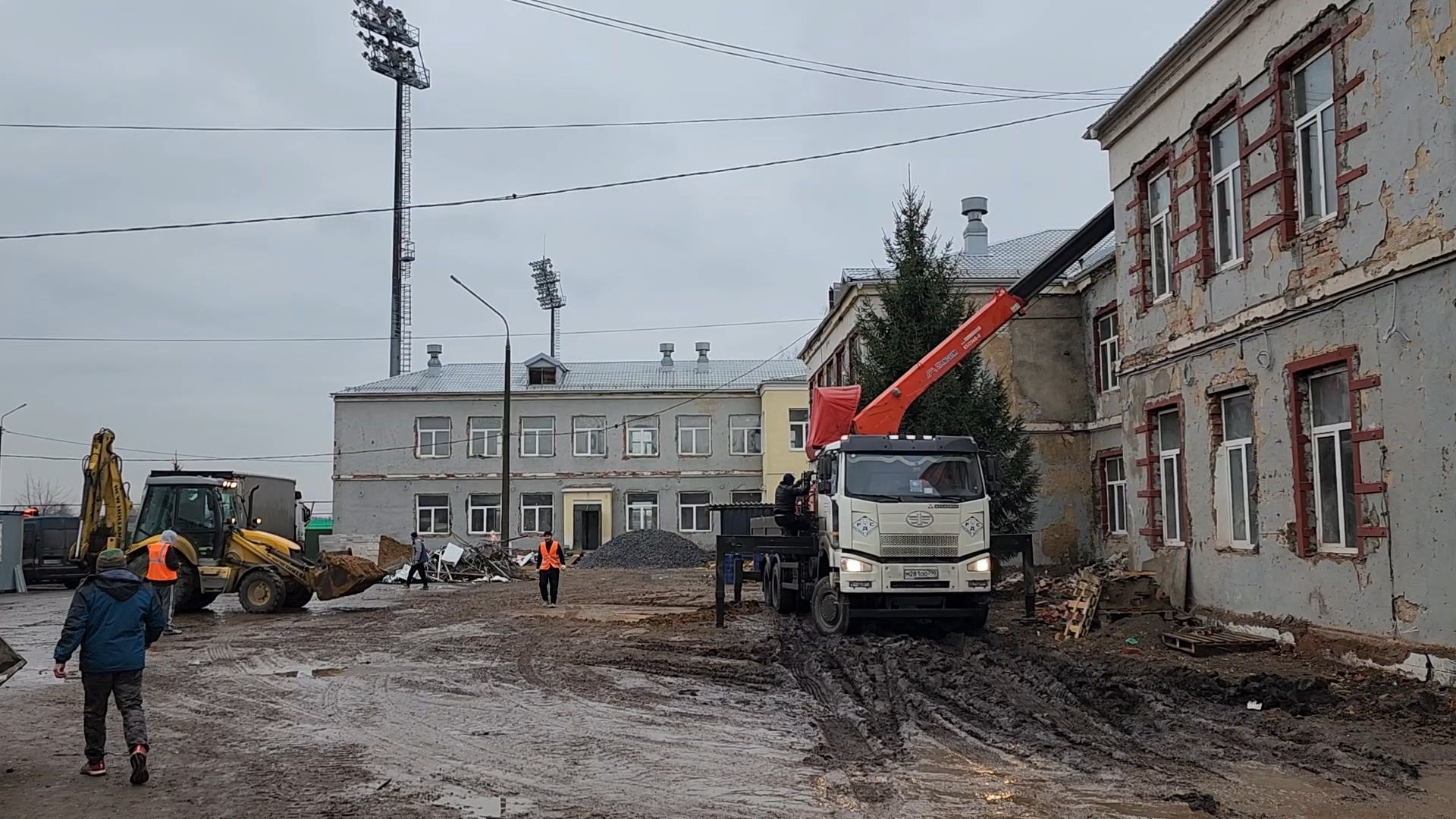 капитальный ремонт, строительство, центр образования, рабочий поселок Обухово, Богородский городской округ, вертикалки,