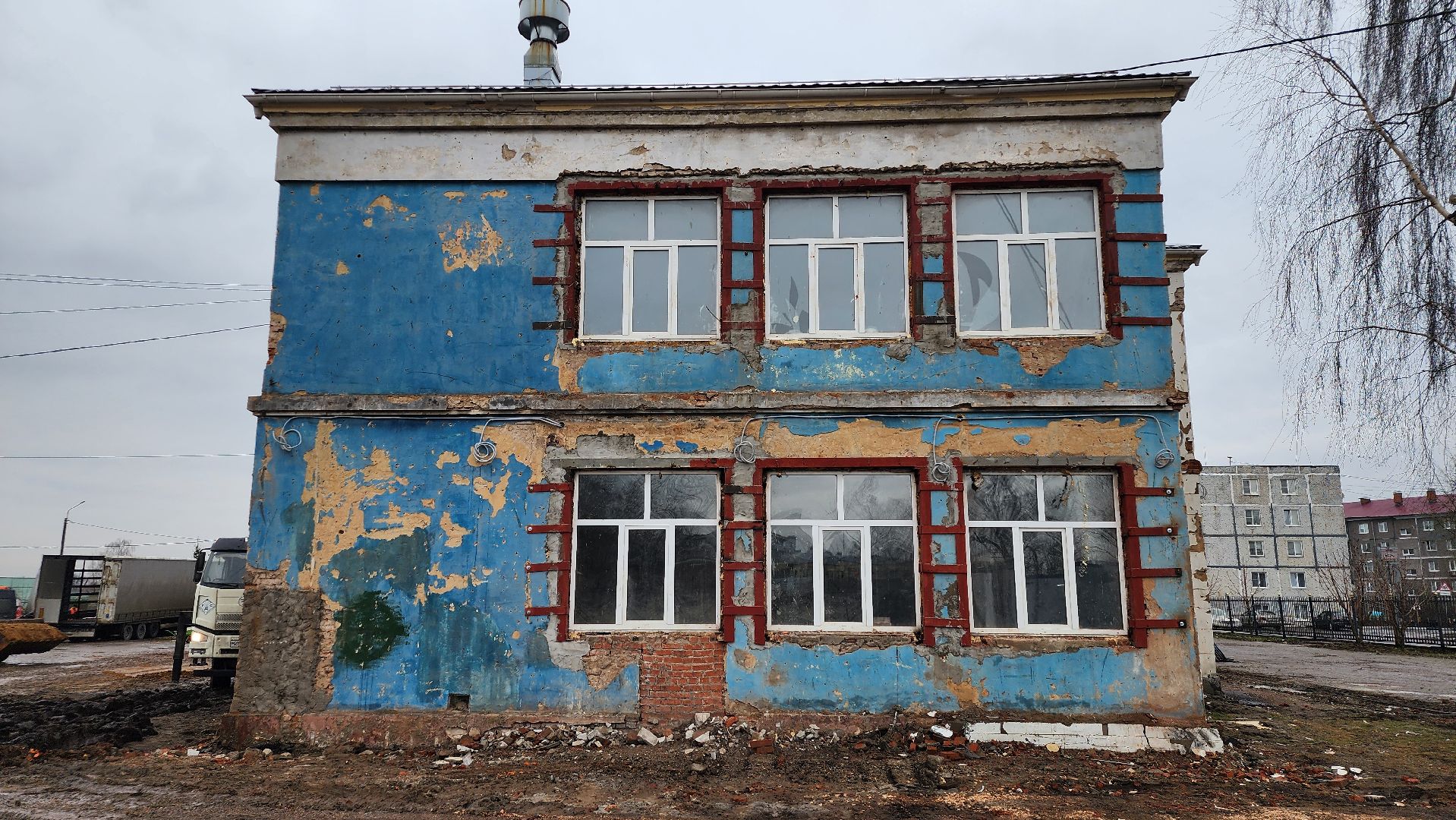 капитальный ремонт, строительство, центр образования, рабочий поселок Обухово, Богородский городской округ, вертикалки,