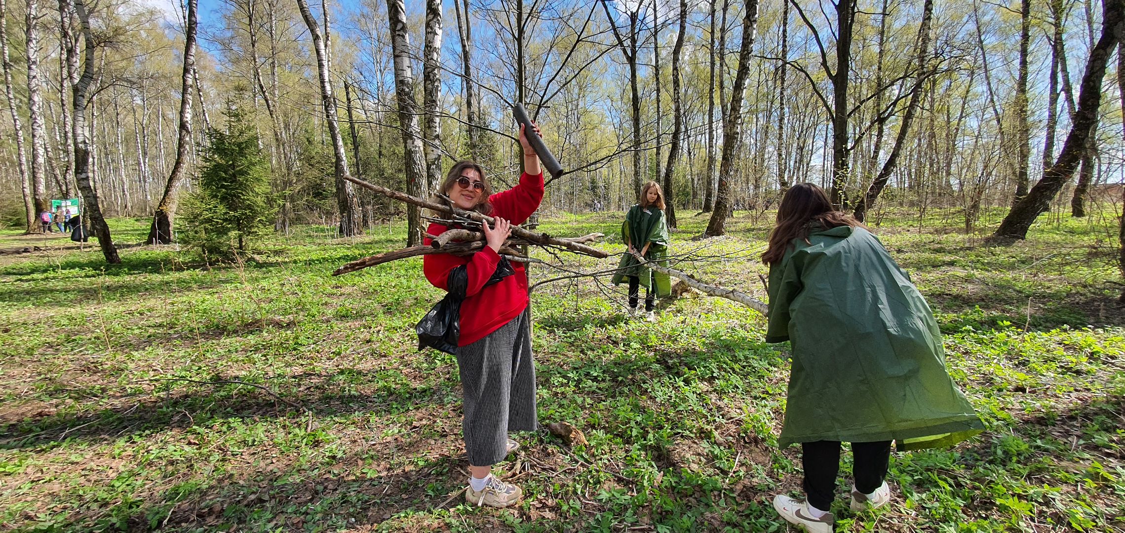 Субботник, Парки Домодедова, деревня Гальчино
