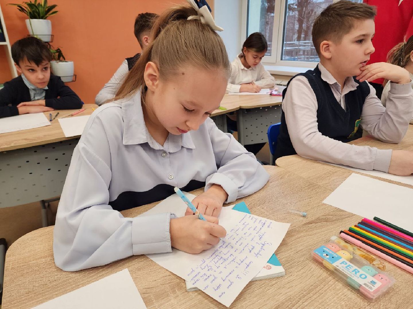 солнечногорск, письма солдатам, ученики, вертикалки, школа,