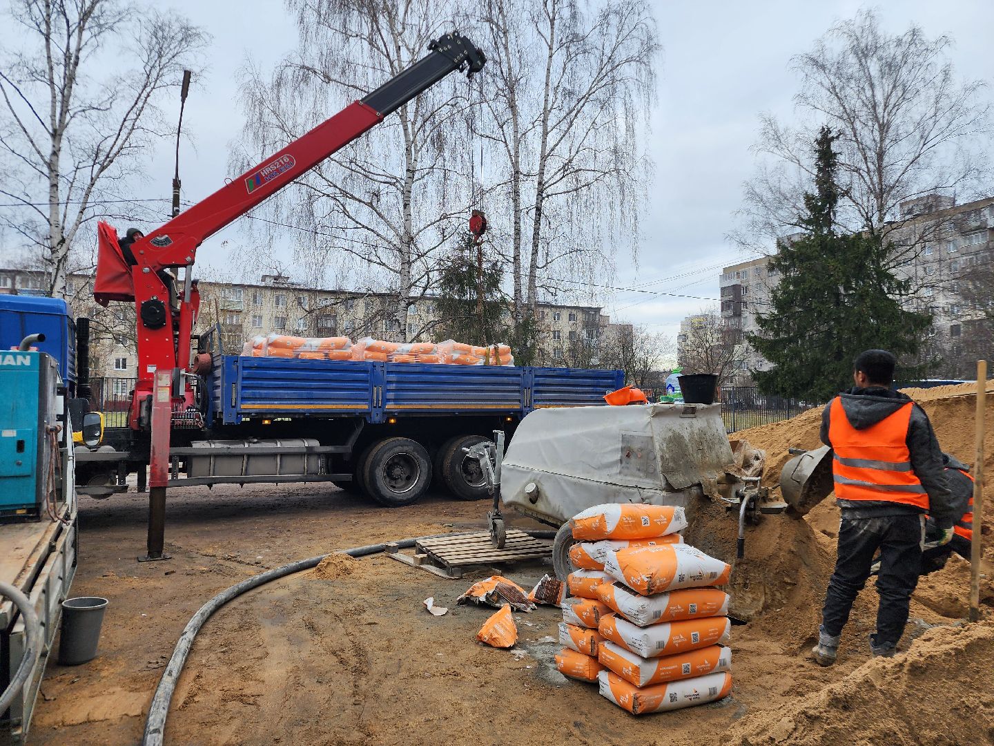 фрязино, капитальныей ремонт, школа, гимназия, вертикалки,