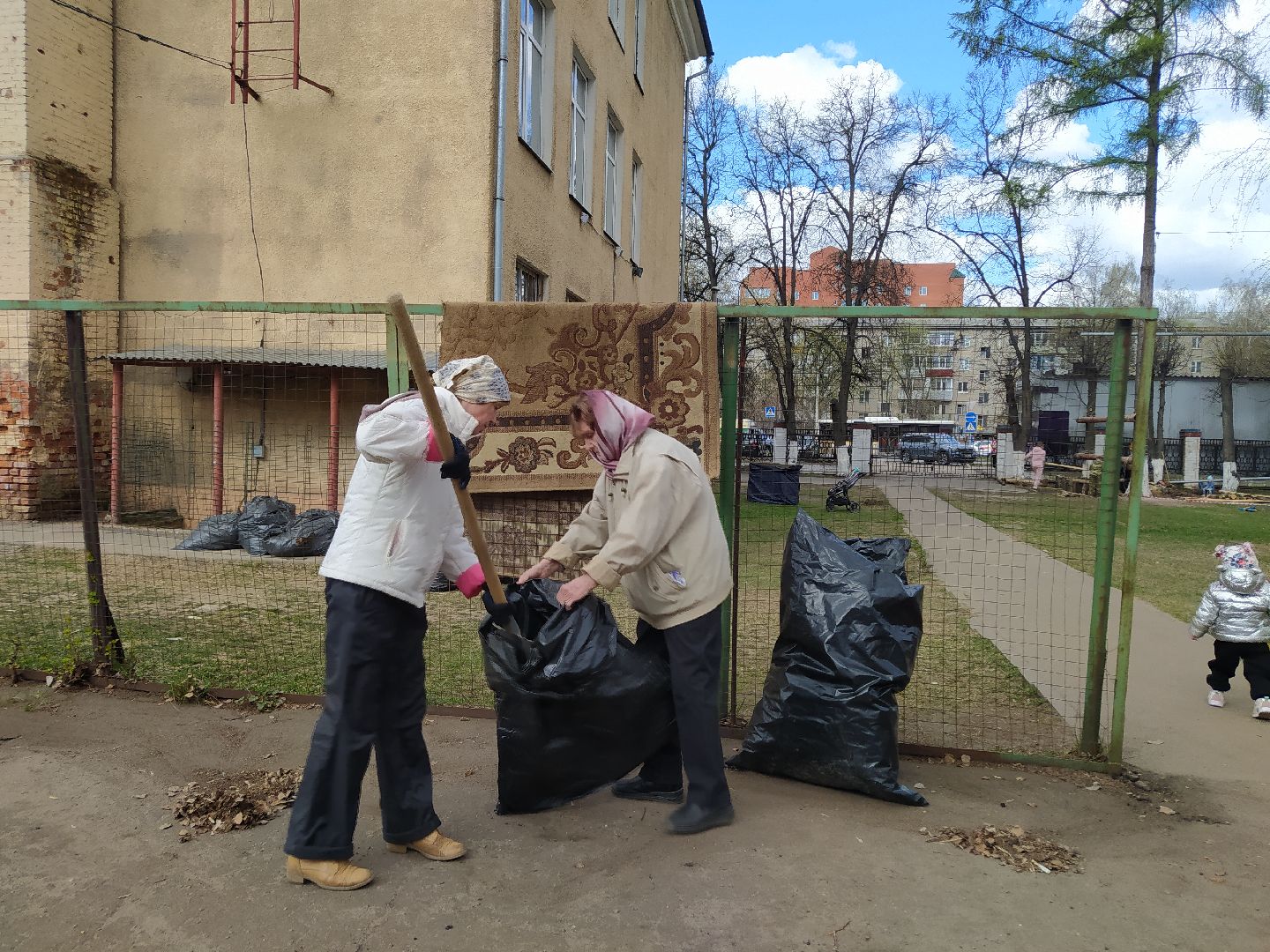 Благоустройство, уборка, мусор, листва, субботник