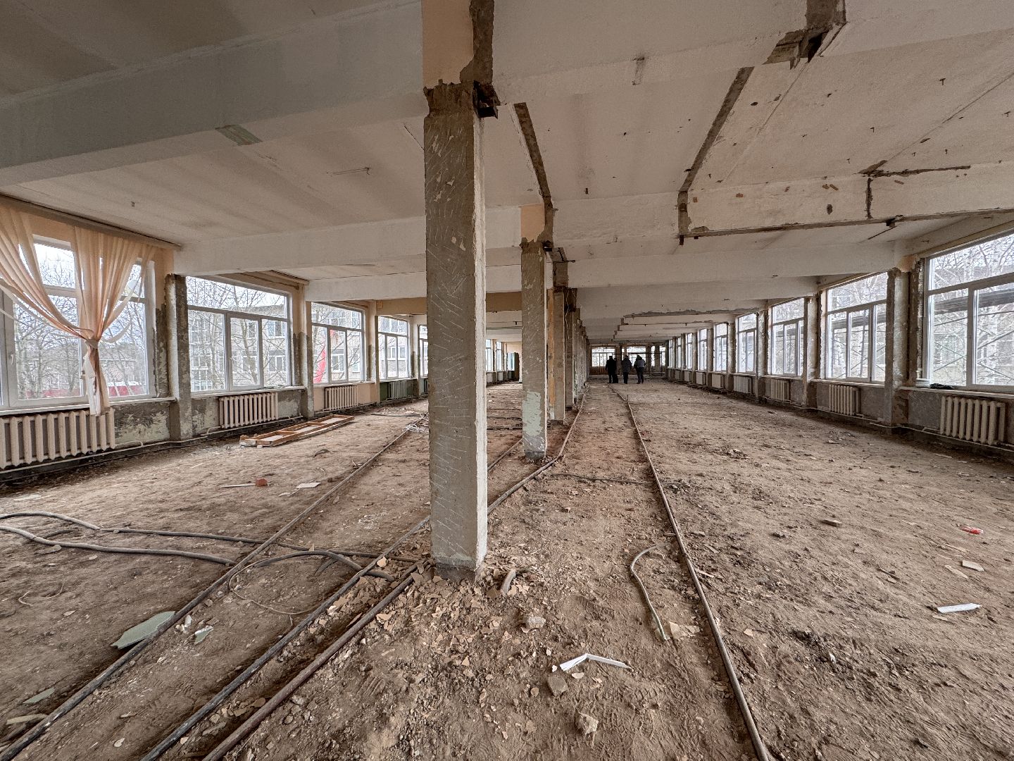 Одинцово, Школа в Голицыно, Капитальный ремонт школы Голицыно, вертикалки,