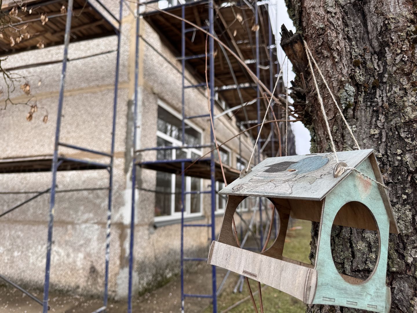 Одинцово, Школа в Голицыно, Капитальный ремонт школы Голицыно, вертикалки,