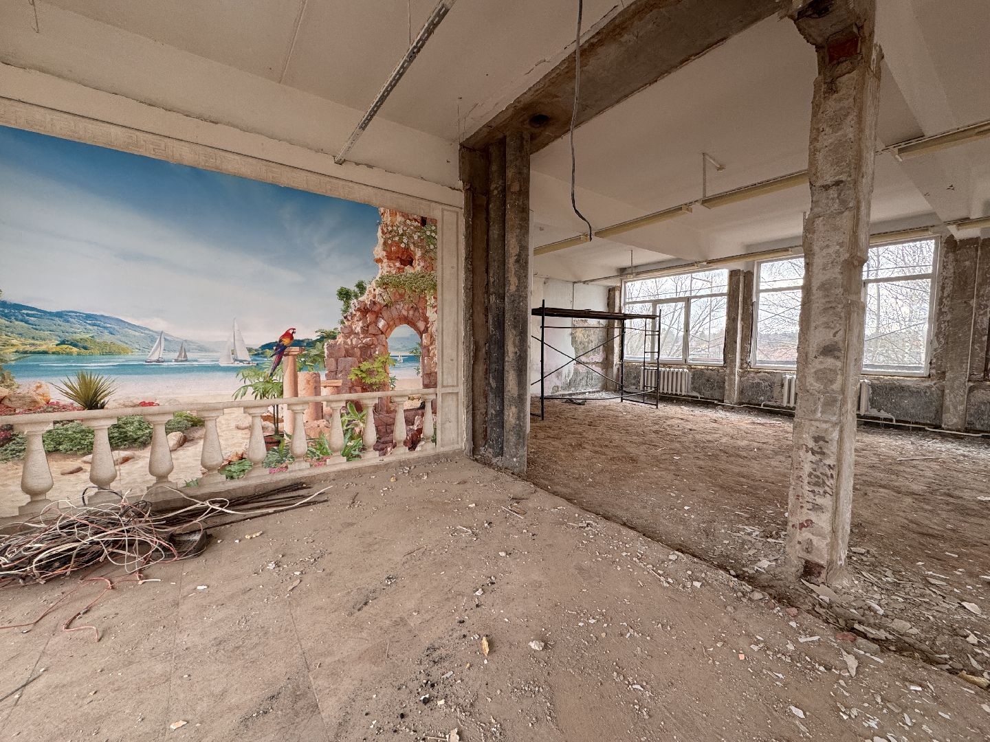 Одинцово, Школа в Голицыно, Капитальный ремонт школы Голицыно, вертикалки,