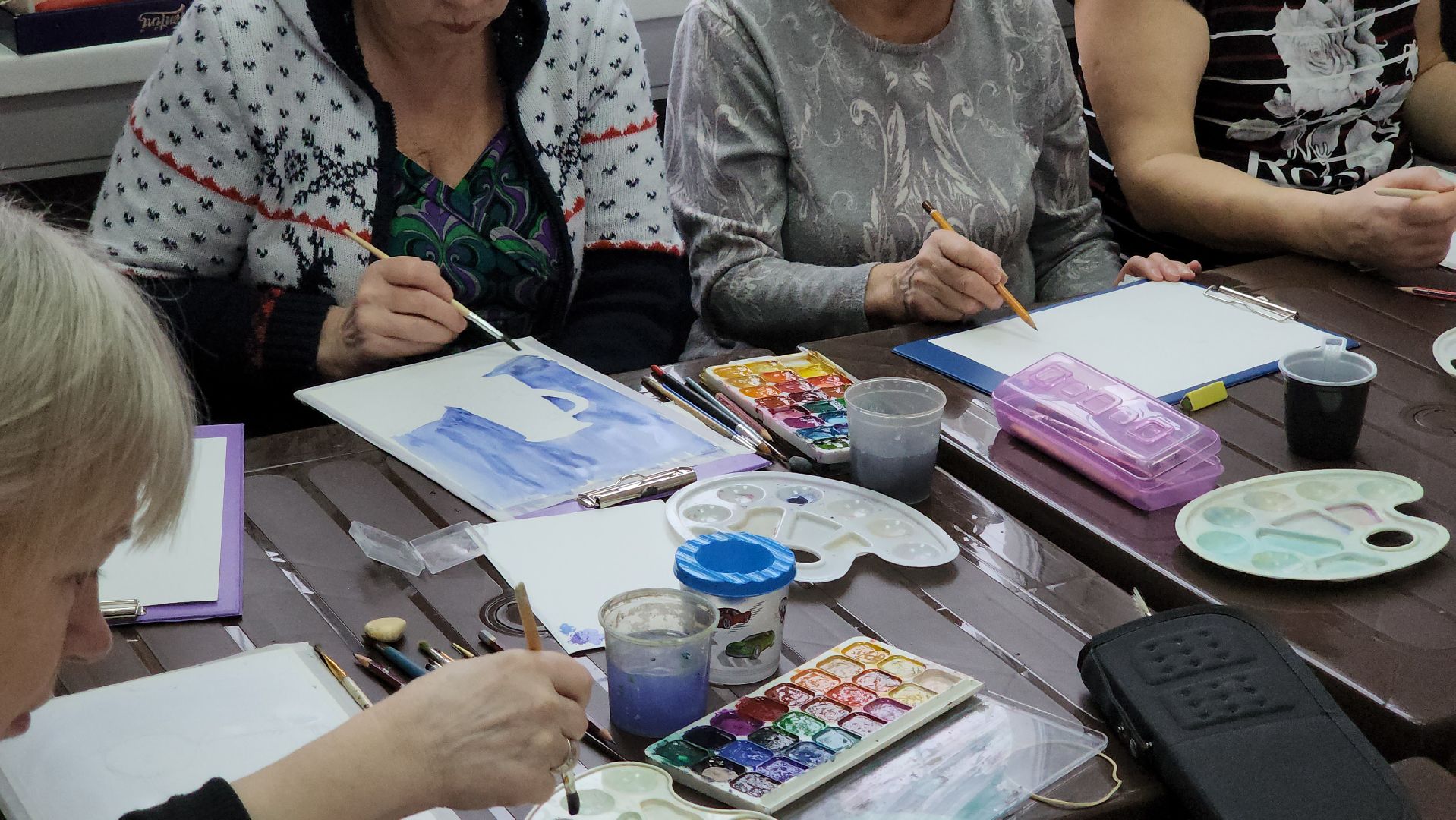 кашира, рисование, активное долголетие, кружок, натюрморт, вертикалки,