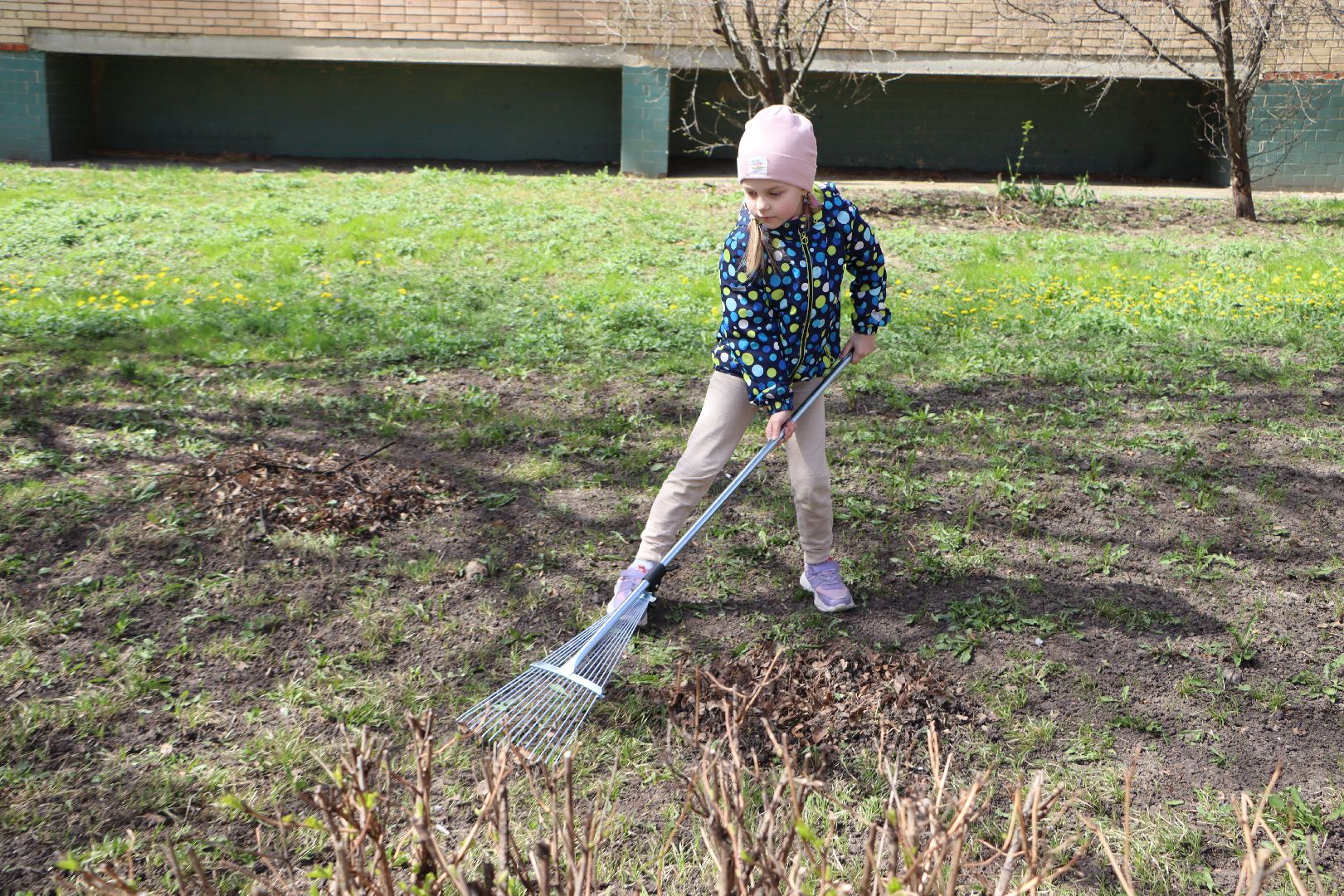 субботник, Серебряные Пруды, дети