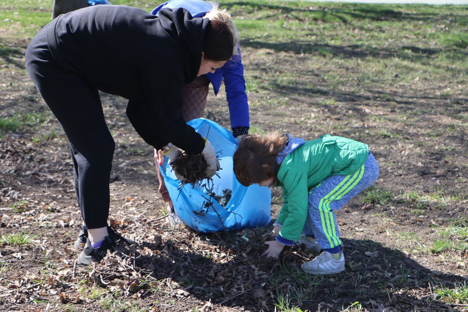 субботник, Серебряные Пруды, дети