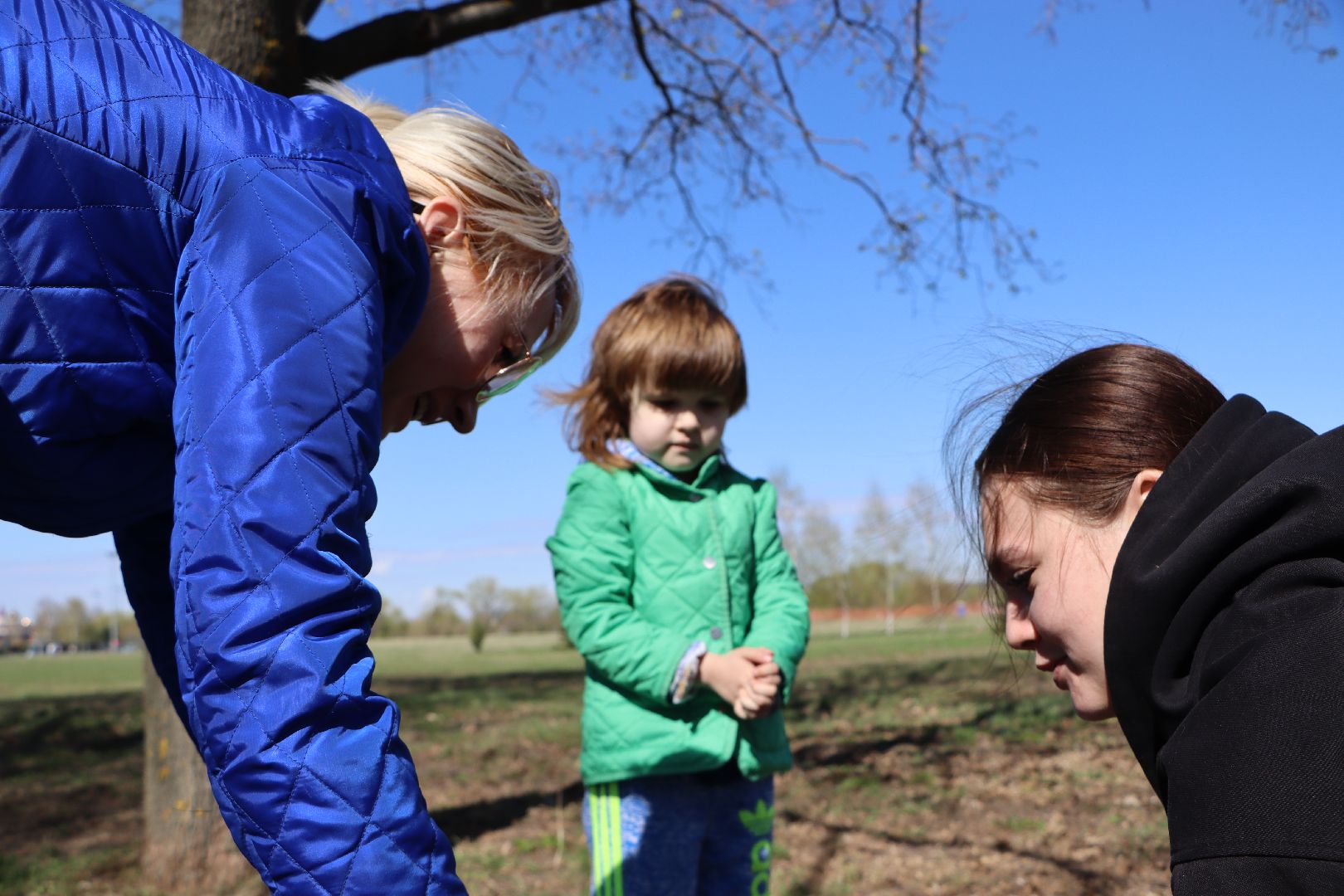 субботник, Серебряные Пруды, дети