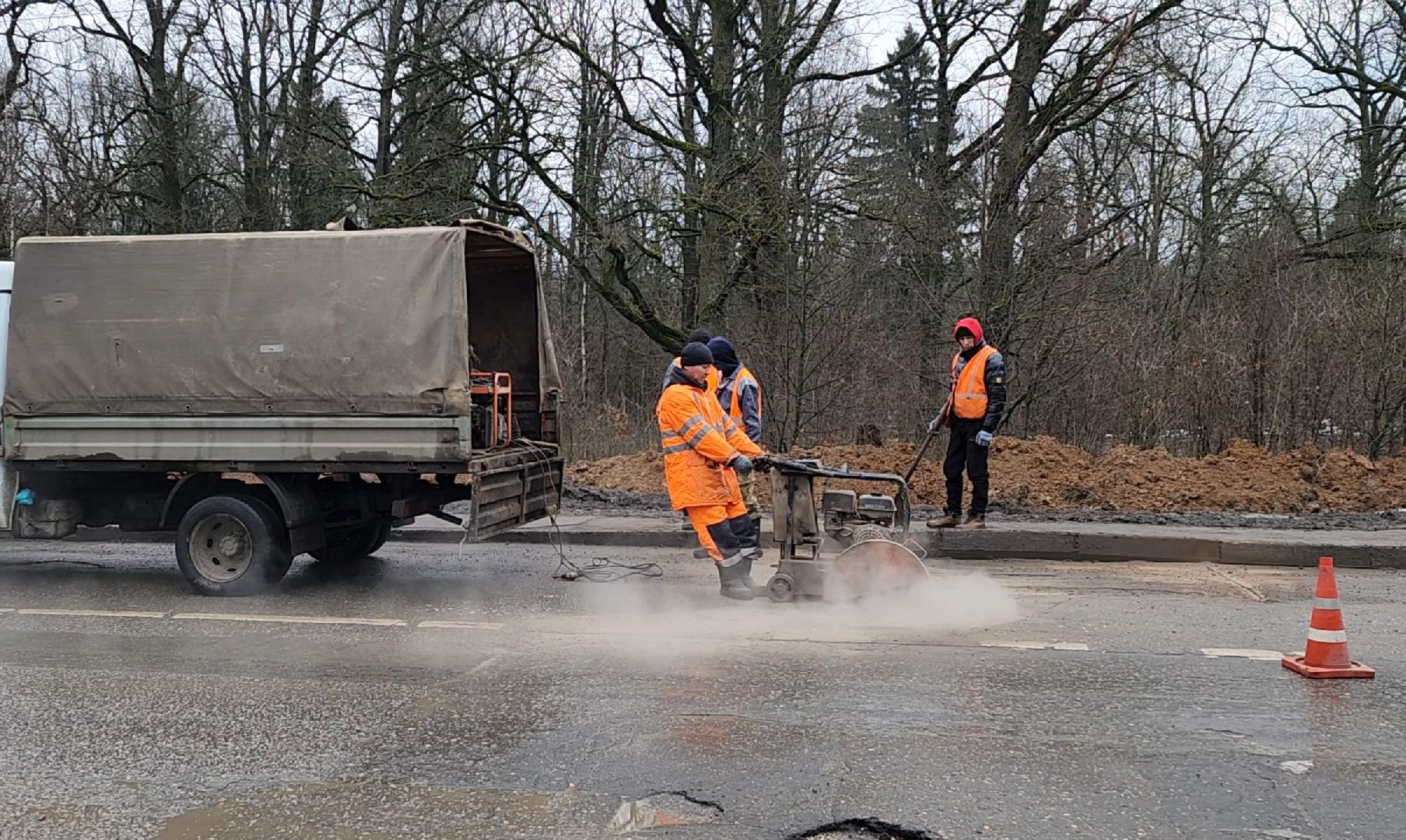 ямы, выбоины, ремонт, дорога, вертикалки,