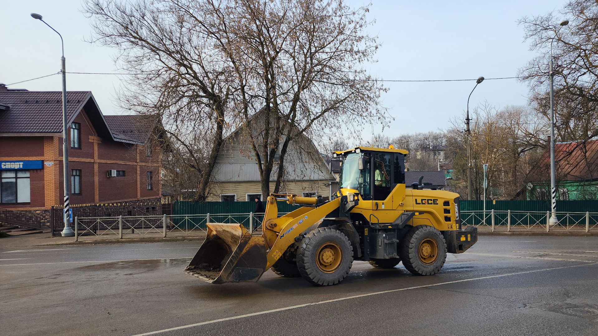 уборка дорог, волоколамск, ул панфилова,