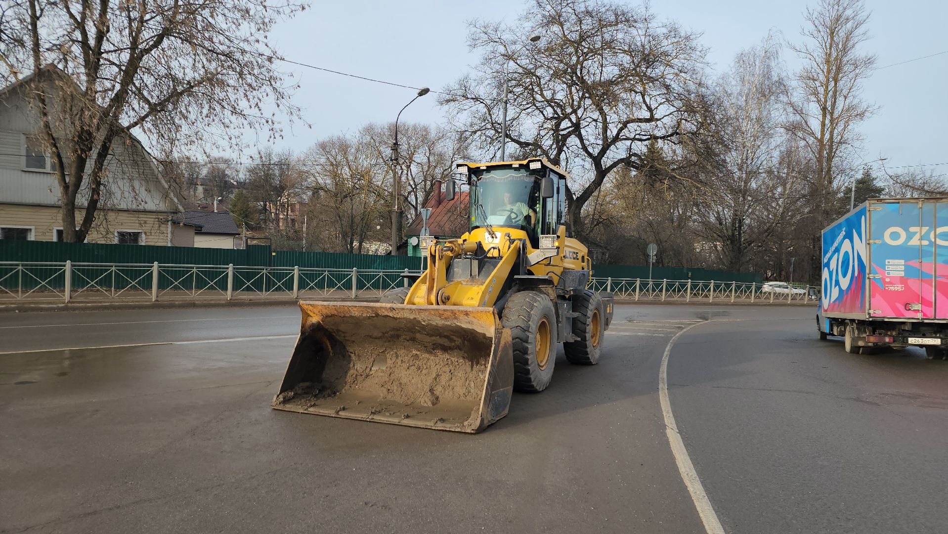 уборка дорог, волоколамск, ул панфилова,