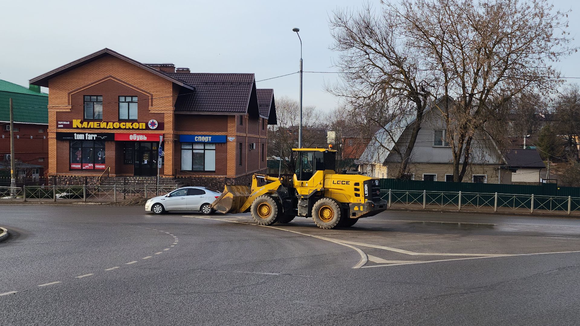уборка дорог, волоколамск, ул панфилова,