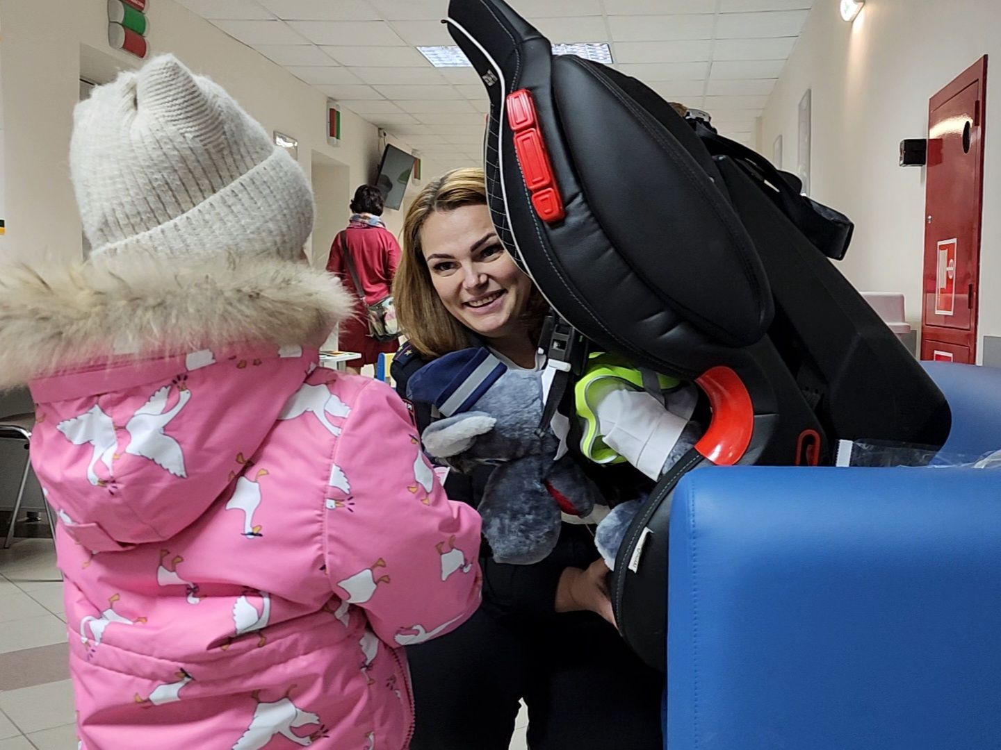 Дубна, Госавтоинспекция, маленький пассажир, дубненская больница, детская поликлиника, профилактика дтп, вертикалки,