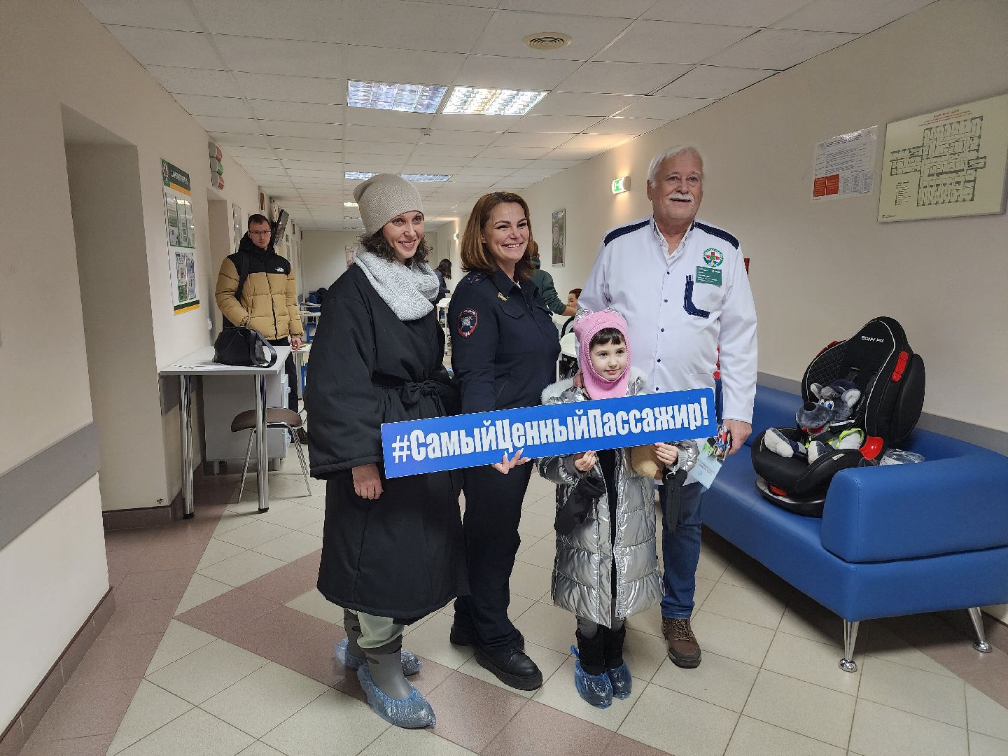 Дубна, Госавтоинспекция, маленький пассажир, дубненская больница, детская поликлиника, профилактика дтп, вертикалки,