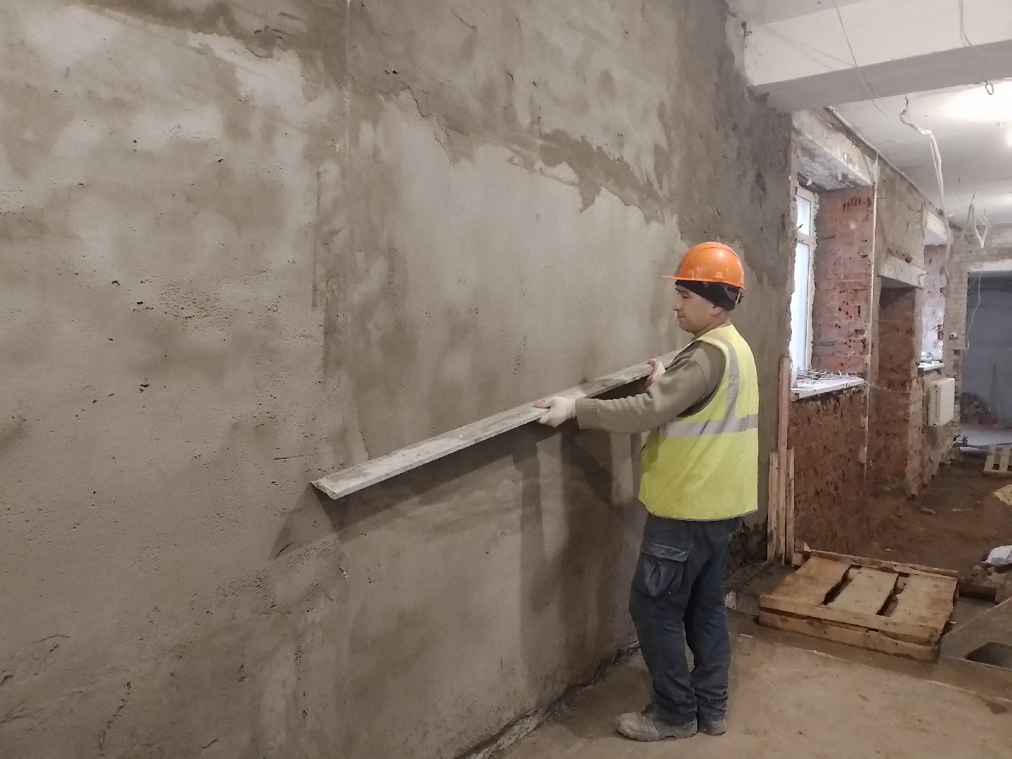 городской округ восход, капитальный ремонт школы, строительство, стены, вертикалки,