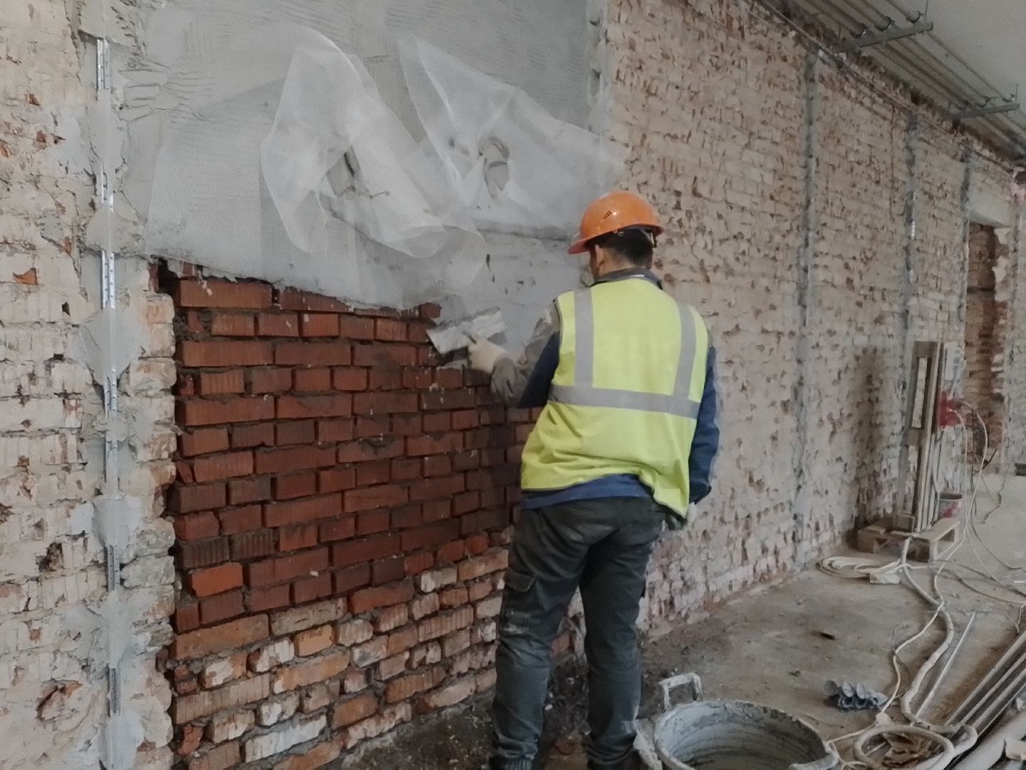 городской округ восход, капитальный ремонт школы, строительство, стены, вертикалки,