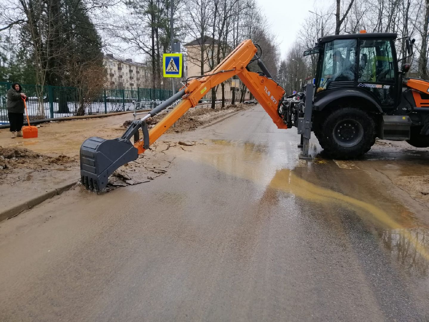 городской округ восход, пешеходный переход, наледь, благоустройсво, вертикалки,