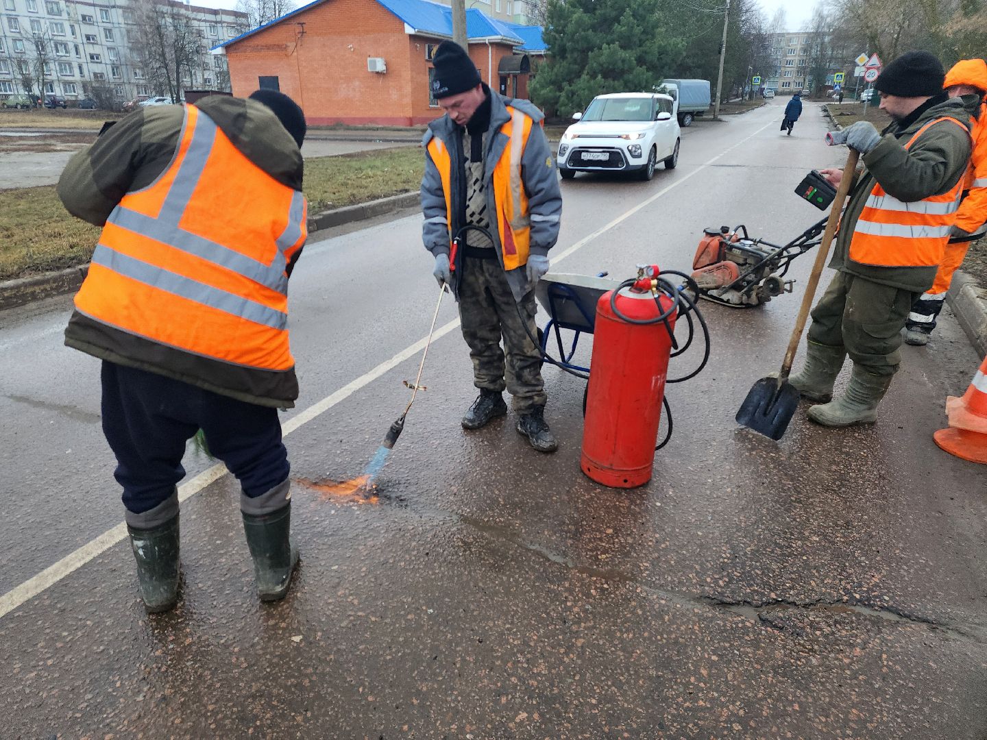 вертикалки, Зарайск, ямочный ремонт, Благоустройство,
