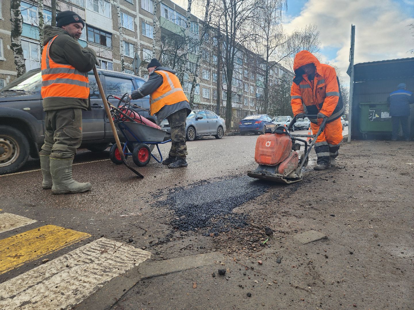 вертикалки, Зарайск, ямочный ремонт, Благоустройство,