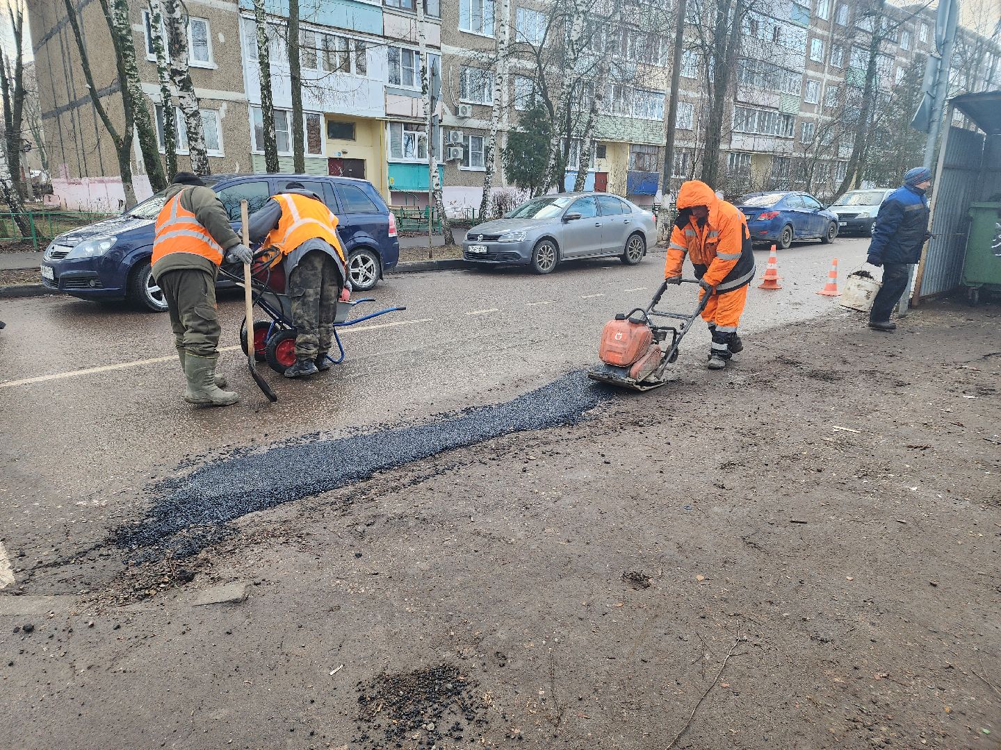 вертикалки, Зарайск, ямочный ремонт, Благоустройство,